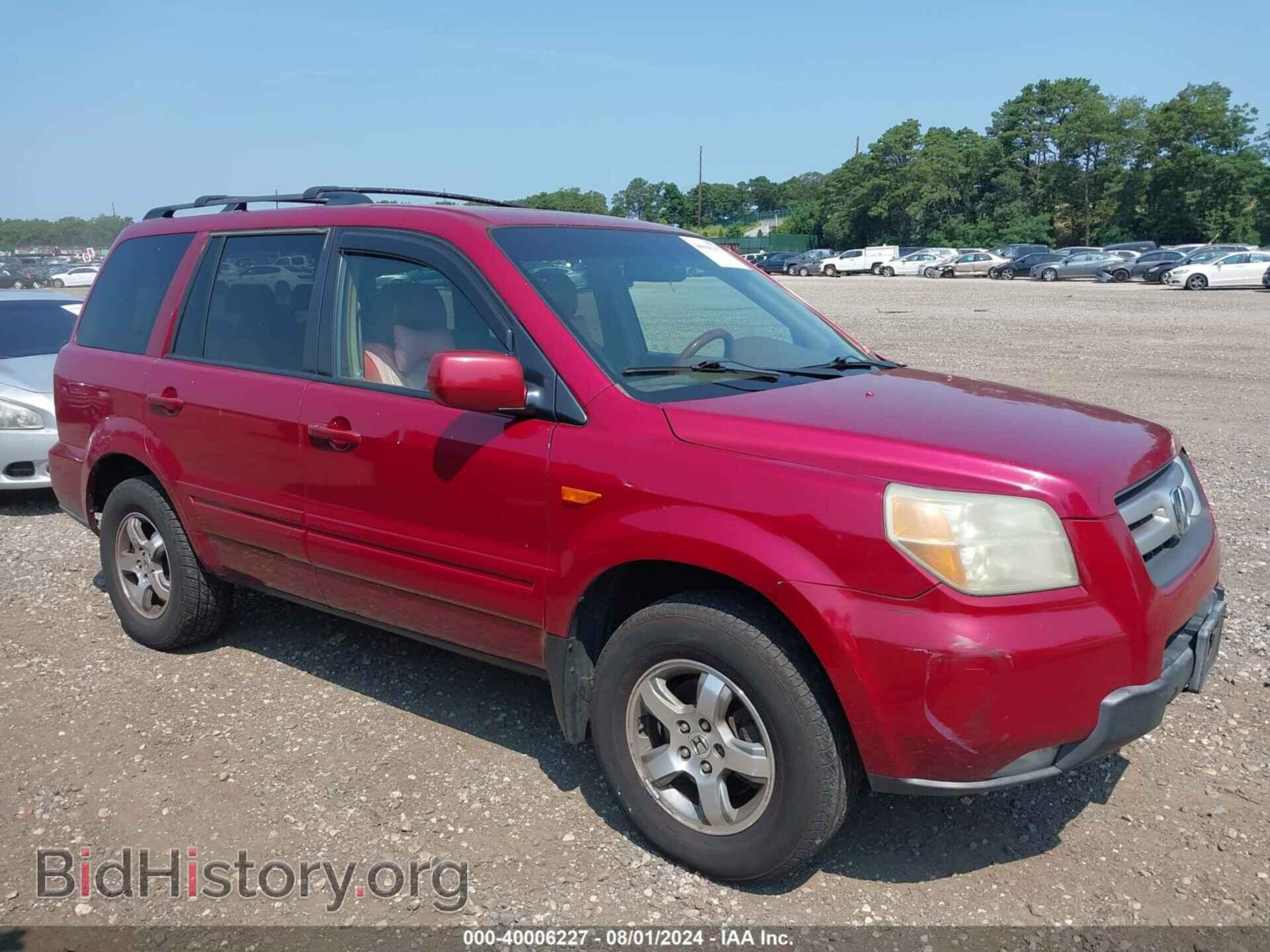 Photo 5FNYF185X6B016143 - HONDA PILOT 2006