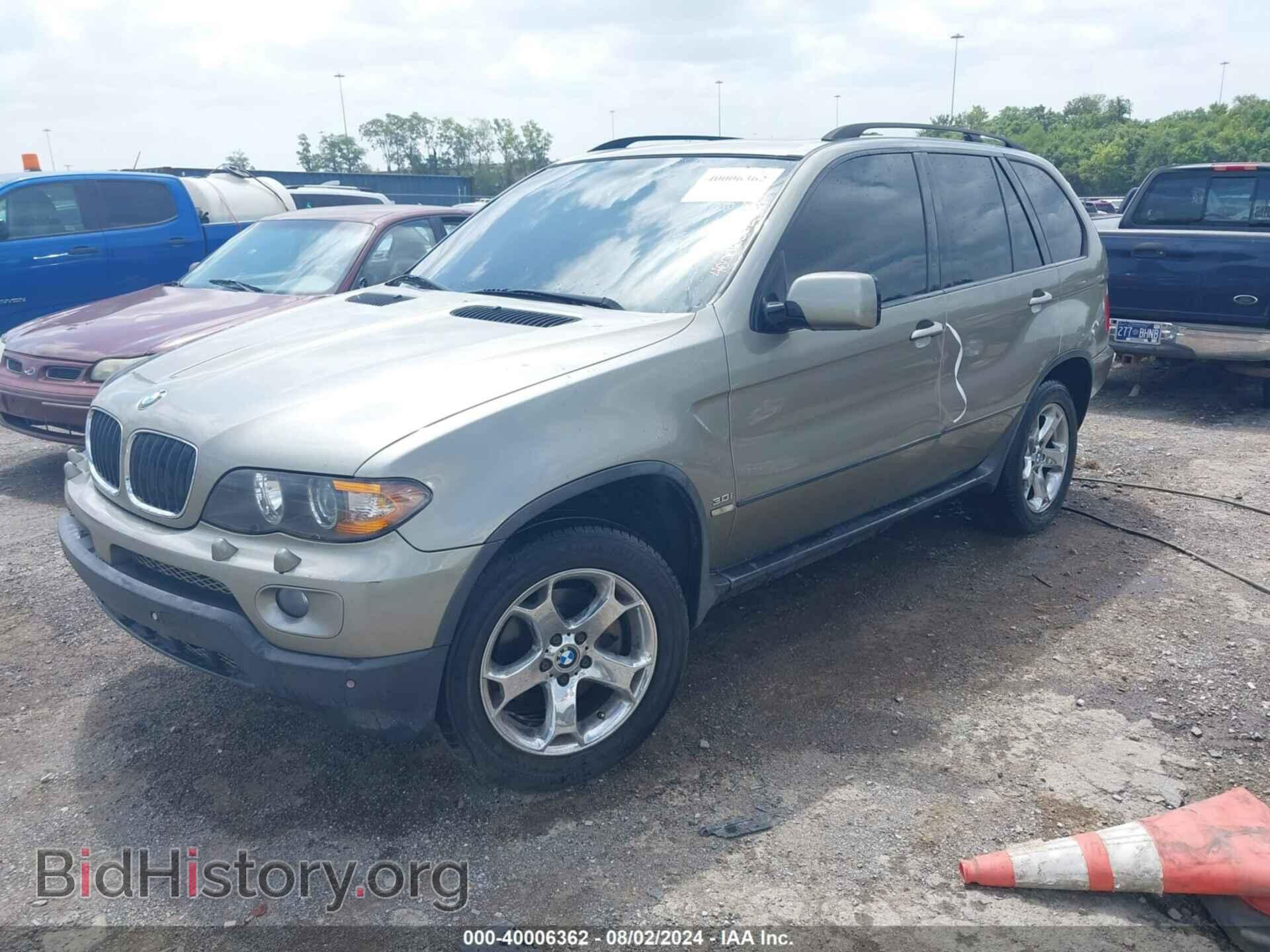 2006 BMW X5 - VIN: 5UXFA13516LY31002 - Фото 2