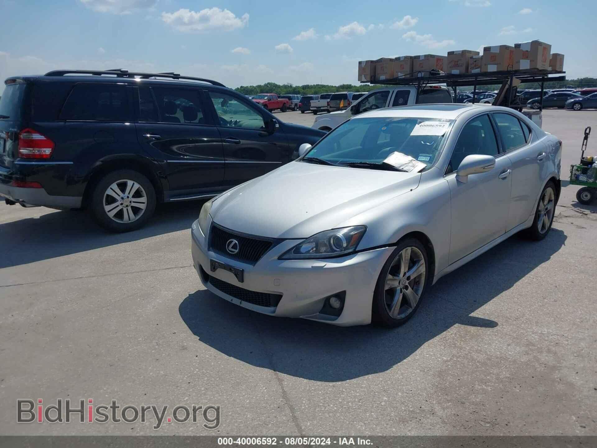 2011 LEXUS IS 350 - VIN: JTHBE5C25B5027137 - Фото 2