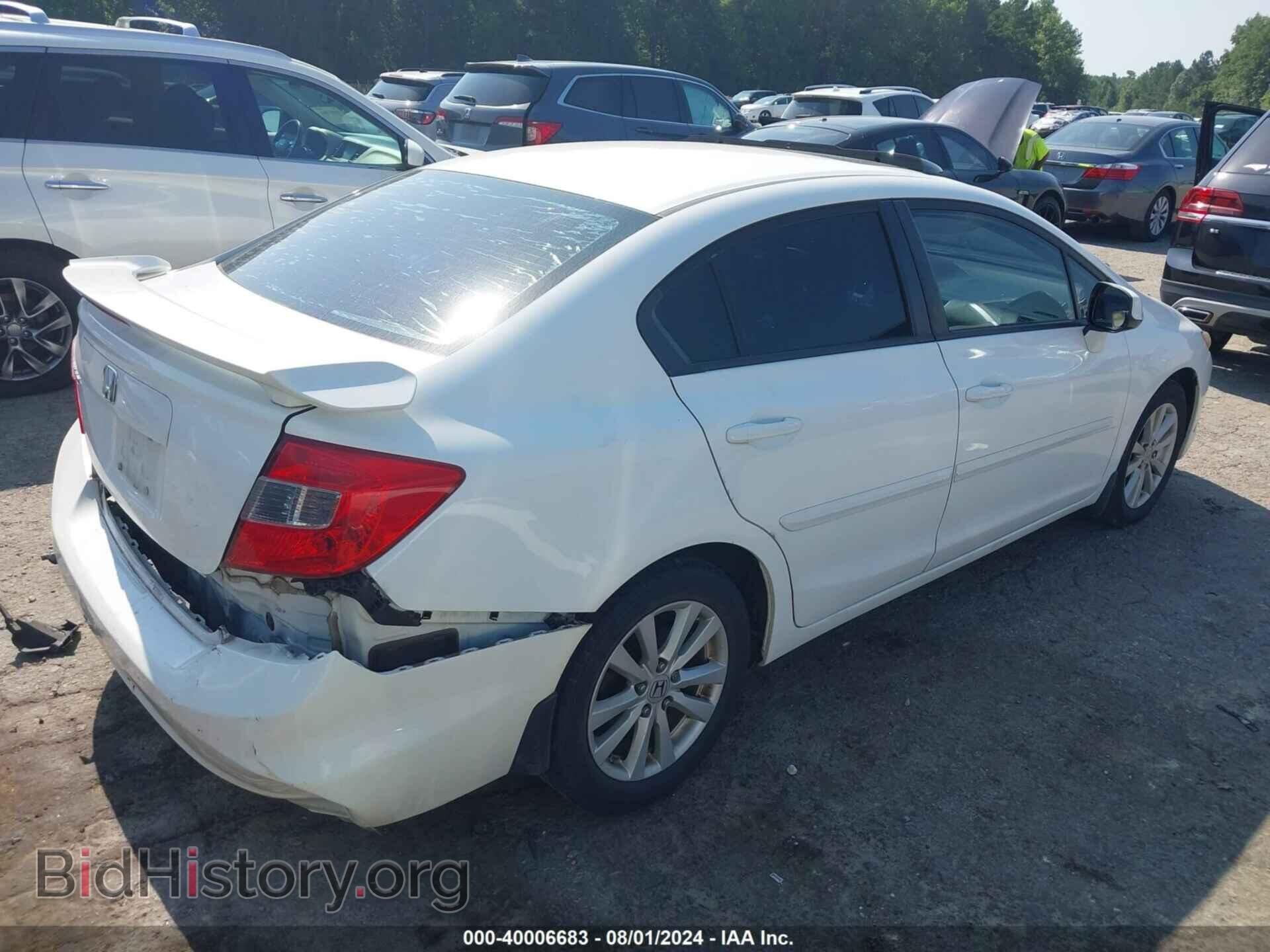 2012 HONDA CIVIC - VIN: 19XFB2F91CE381066 - Фото 4