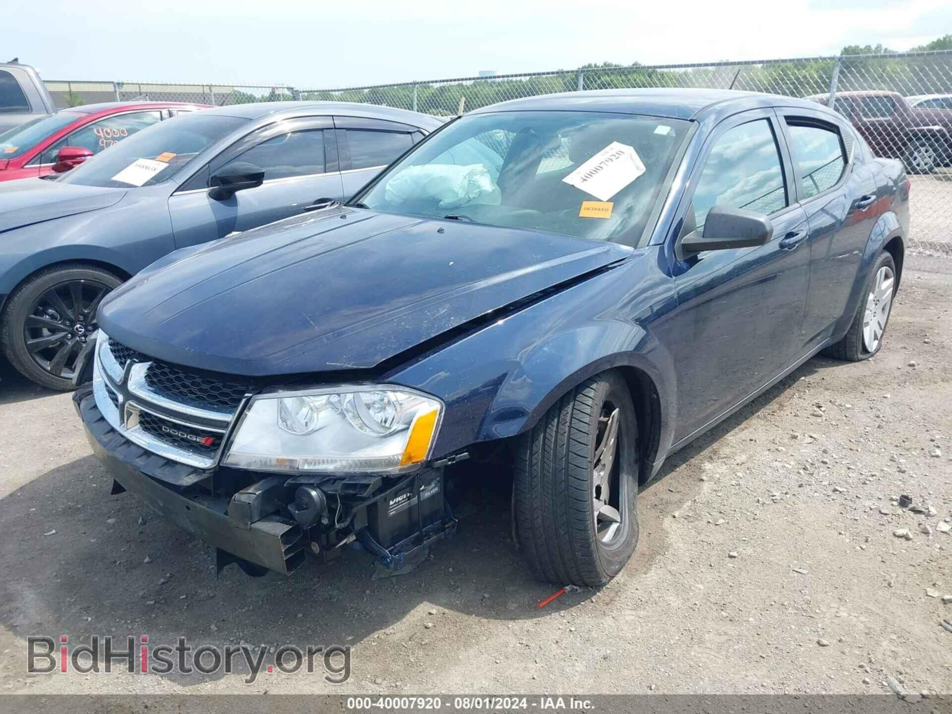 2013 DODGE AVENGER - VIN: 1C3CDZAG3DN757229 - Фото 2
