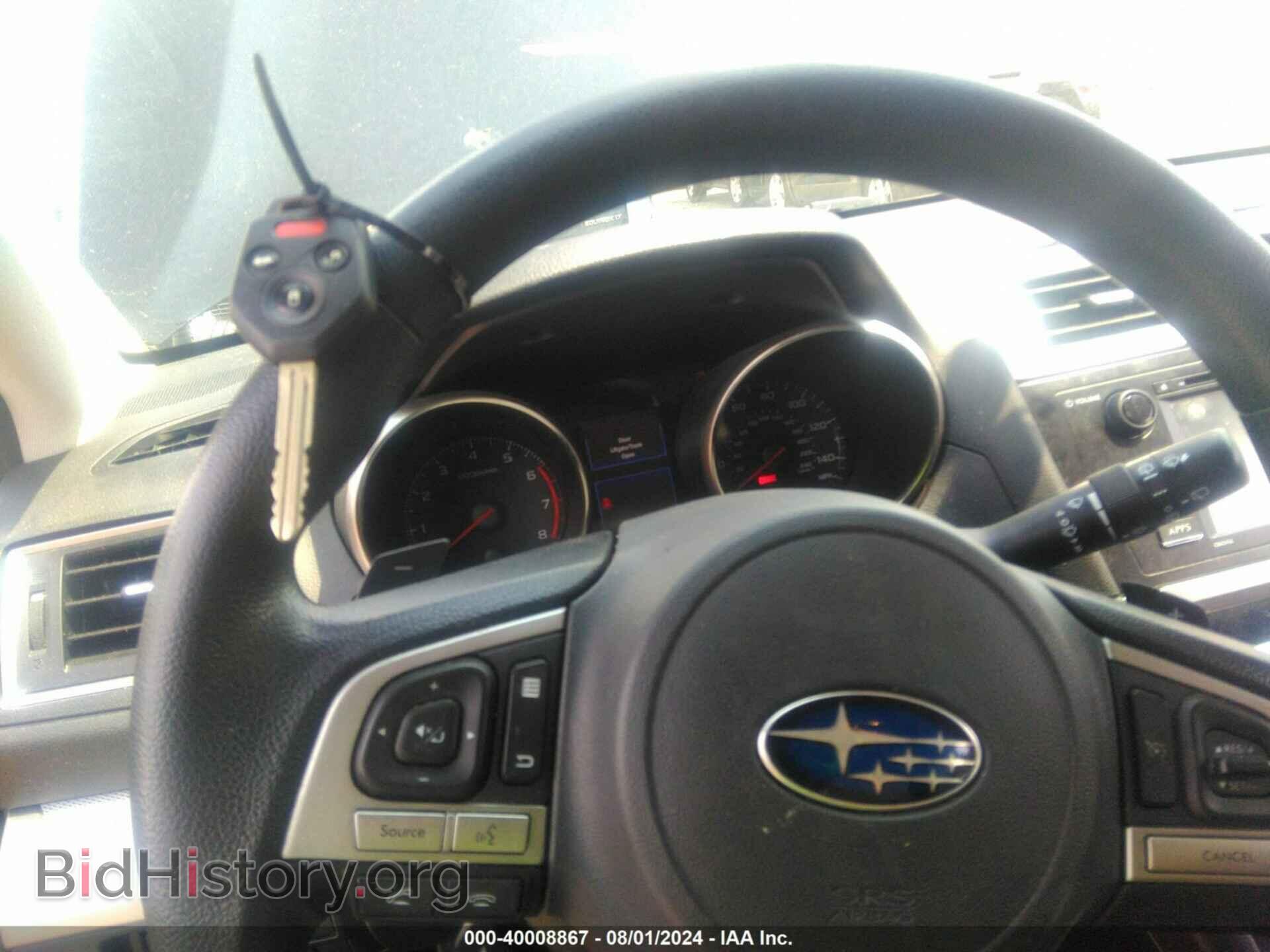 2015 SUBARU OUTBACK - VIN: 4S4BSAAC7F3264465 - Фото 11