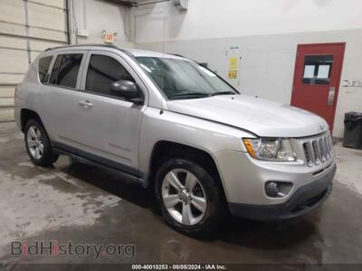 2012 Jeep COMPASS Sport, silver — VIN 1C4NJCBA2CD504170, IAAI