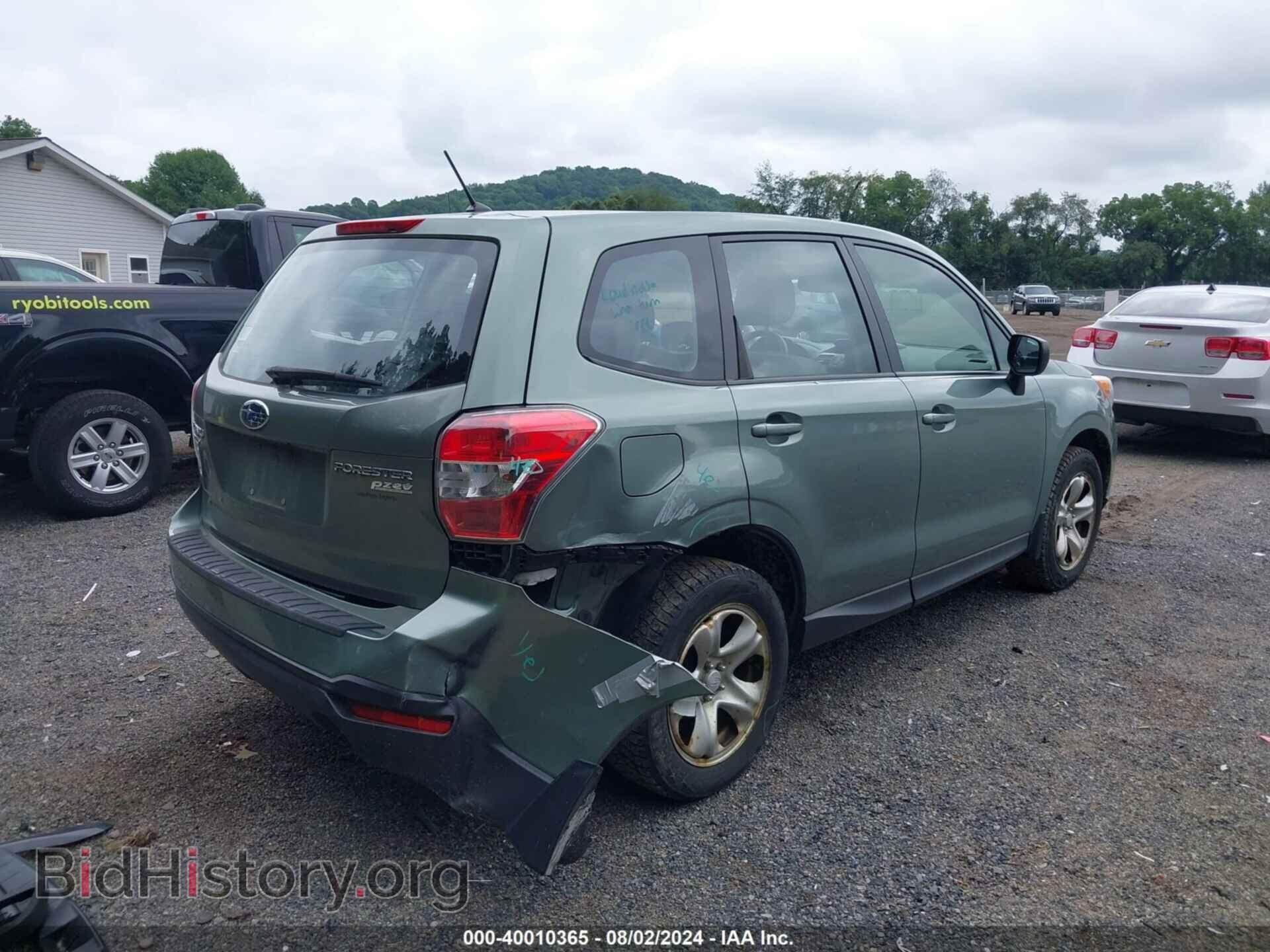 2014 SUBARU FORESTER - VIN: JF2SJAAC7EH439954 - Фото 4