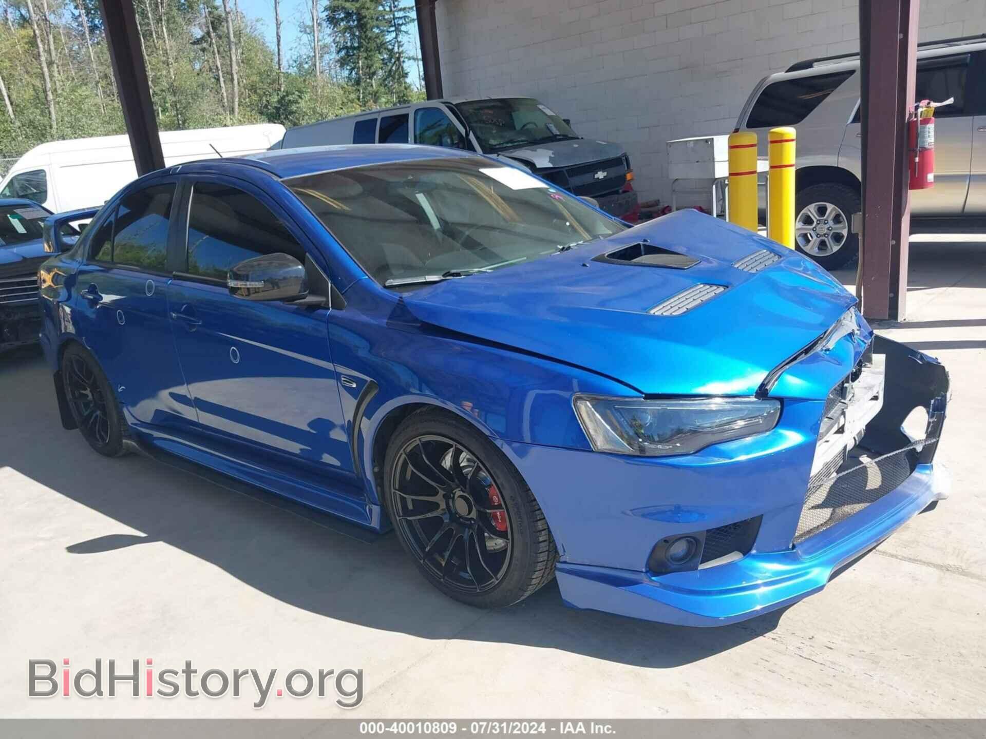 Photo JA32W8FV0FU013971 - MITSUBISHI LANCER EVOLUTION 2015
