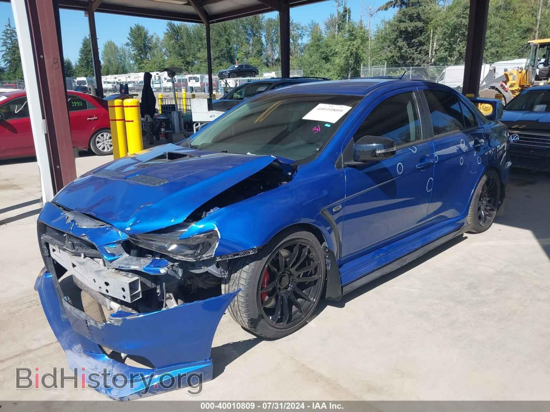 2015 MITSUBISHI LANCER EVOLUTION - VIN: JA32W8FV0FU013971 - Photo 2