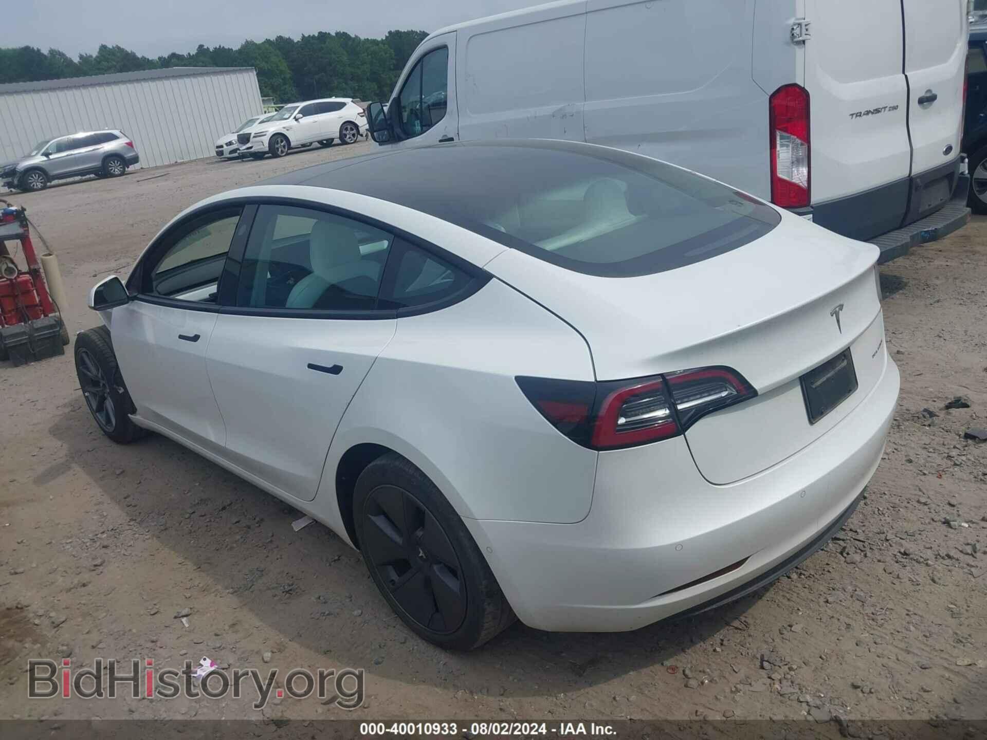2022 TESLA MODEL 3 - VIN: 5YJ3E1EB3NF244877 - Фото 3