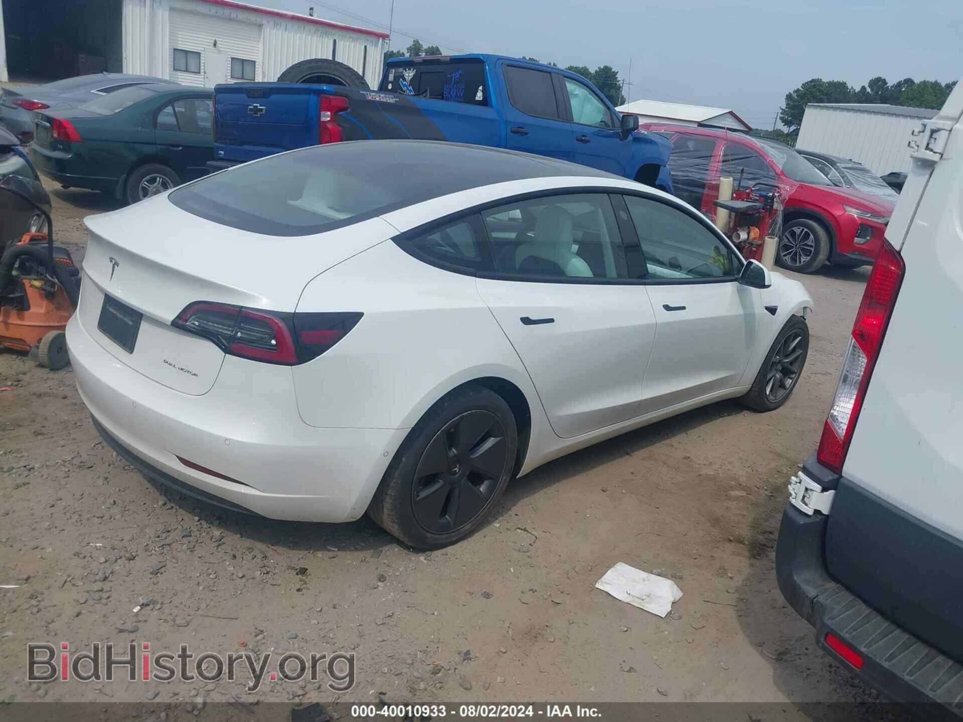 2022 TESLA MODEL 3 - VIN: 5YJ3E1EB3NF244877 - Фото 4