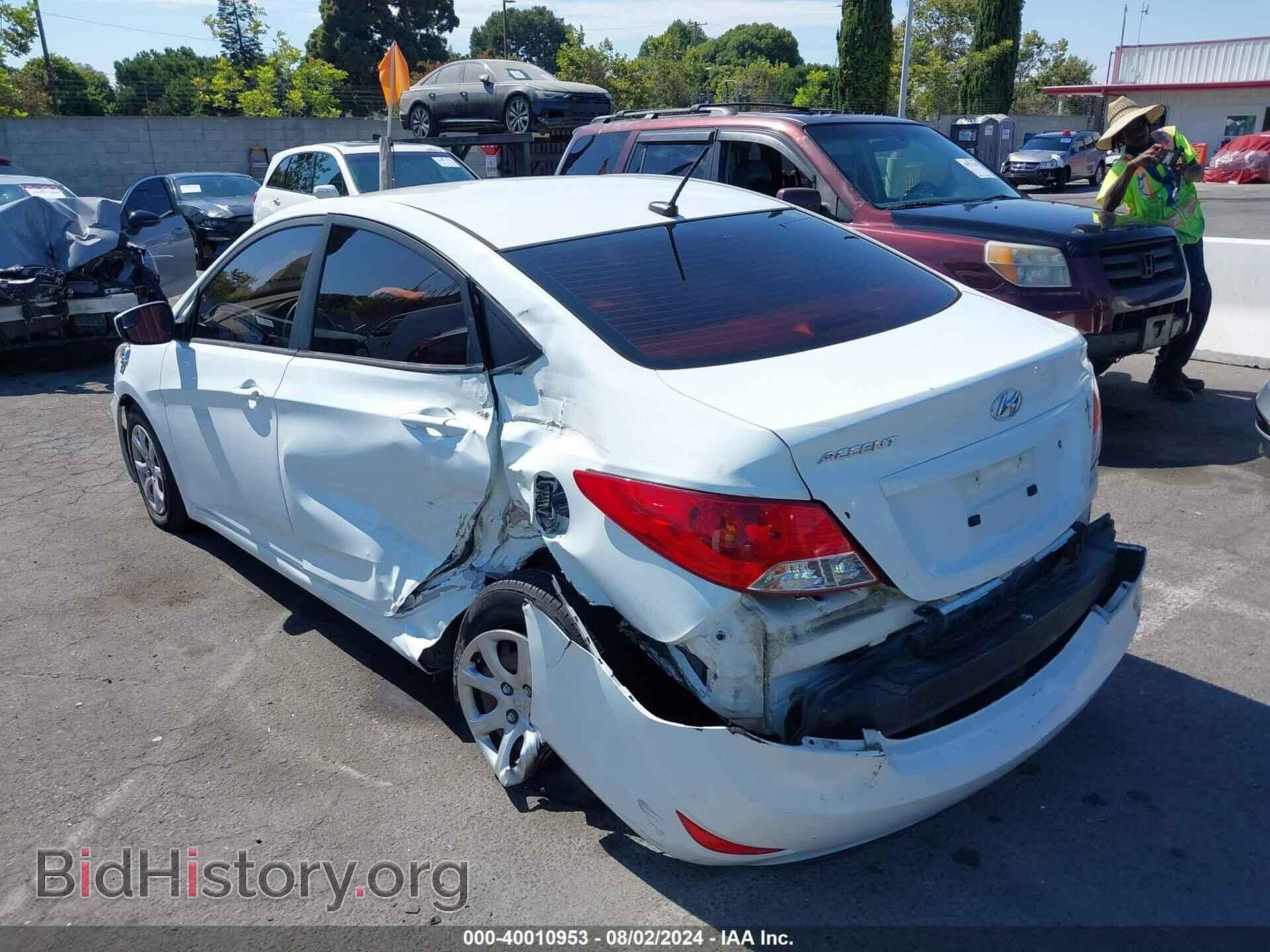 2014 HYUNDAI ACCENT - VIN: KMHCT4AEXEU715014 - Фото 3