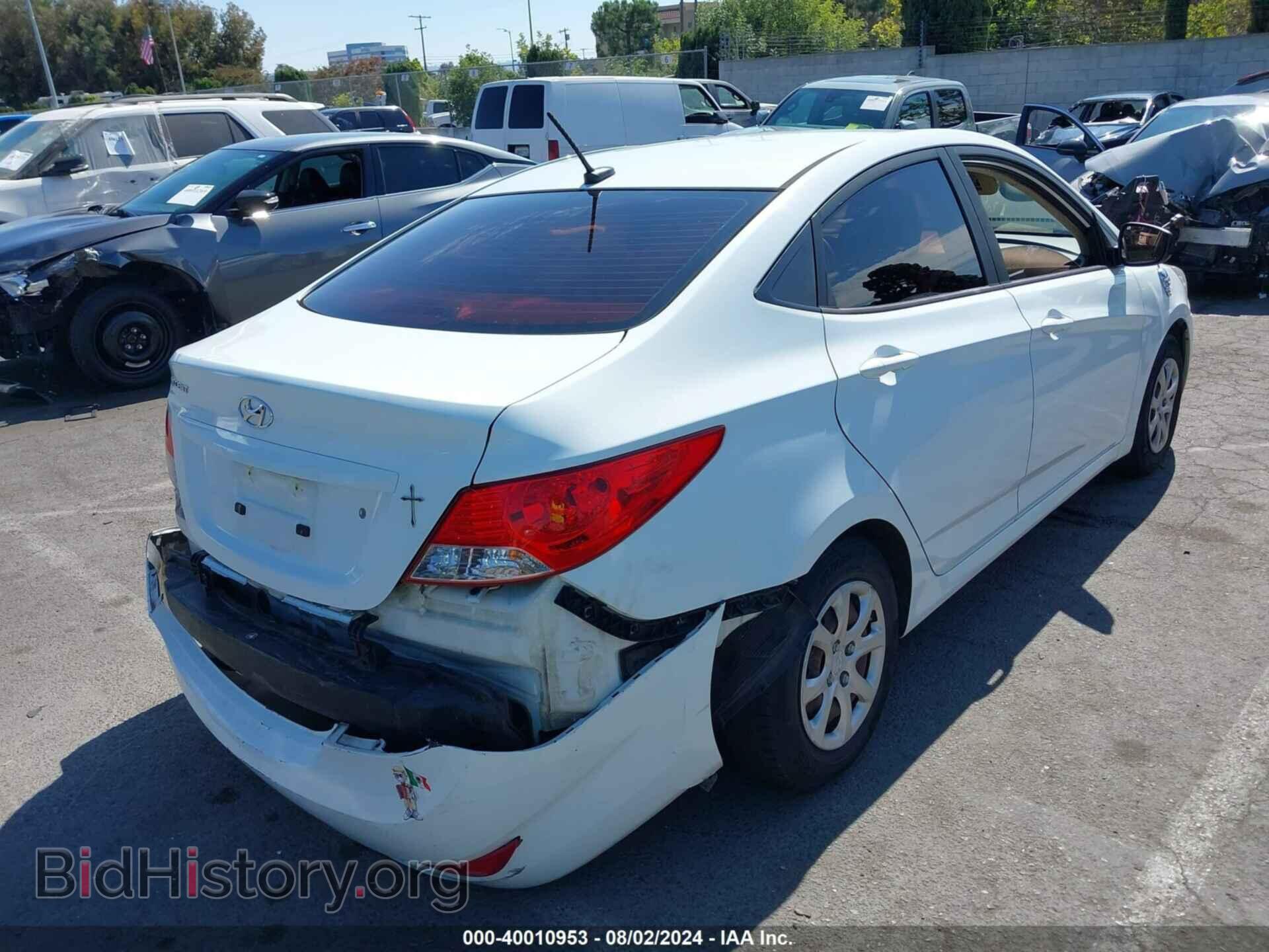 2014 HYUNDAI ACCENT - VIN: KMHCT4AEXEU715014 - Фото 4