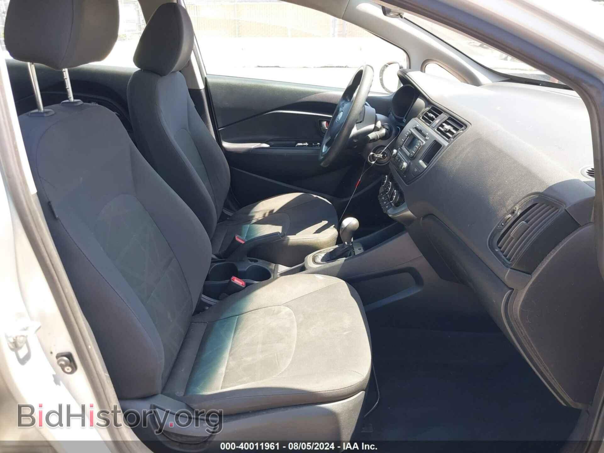 2012 KIA RIO - VIN: KNADM4A37C6082622 - Фото 5