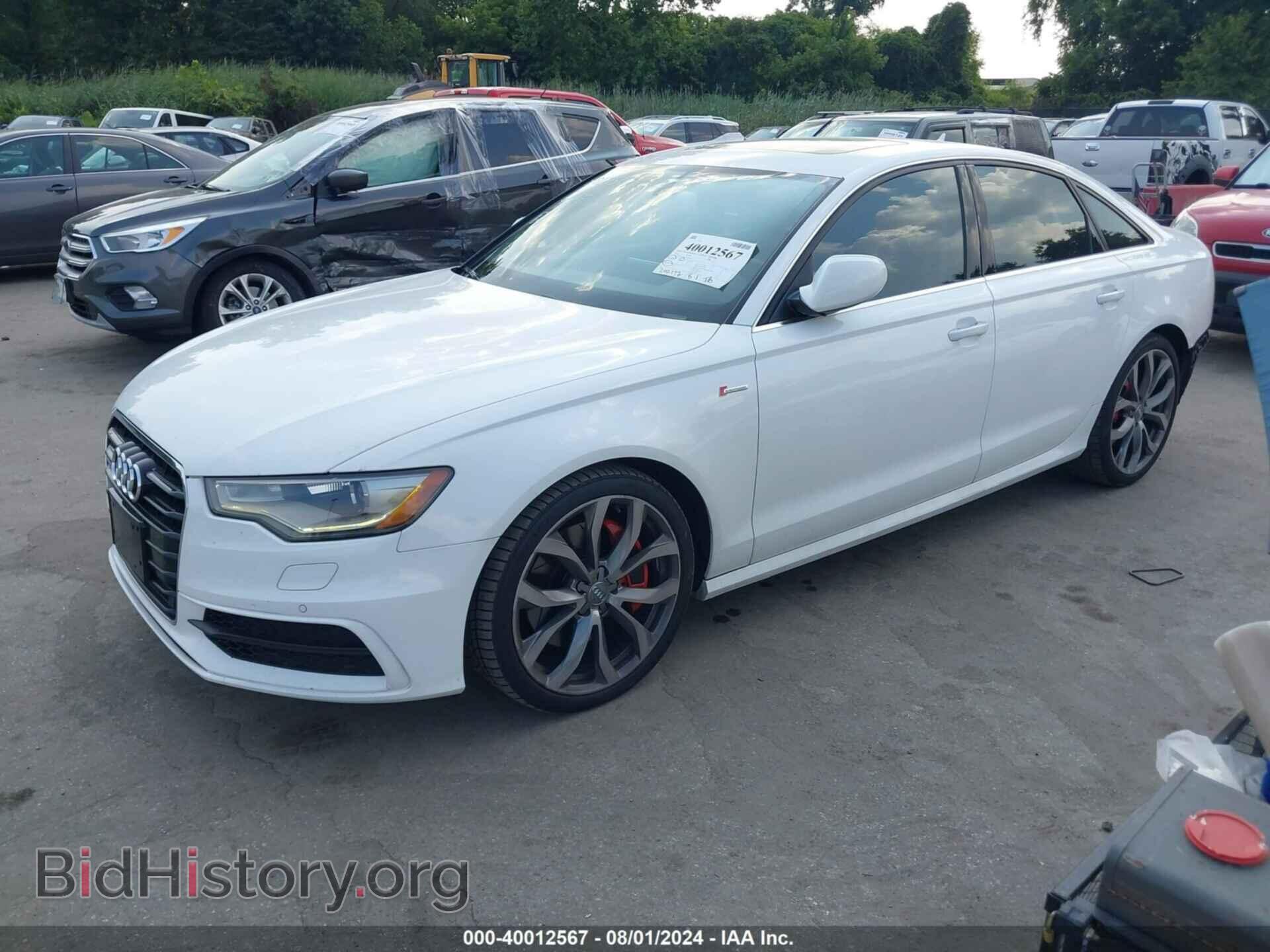 2012 AUDI A6 - VIN: WAUHGAFC7CN038366 - Фото 2