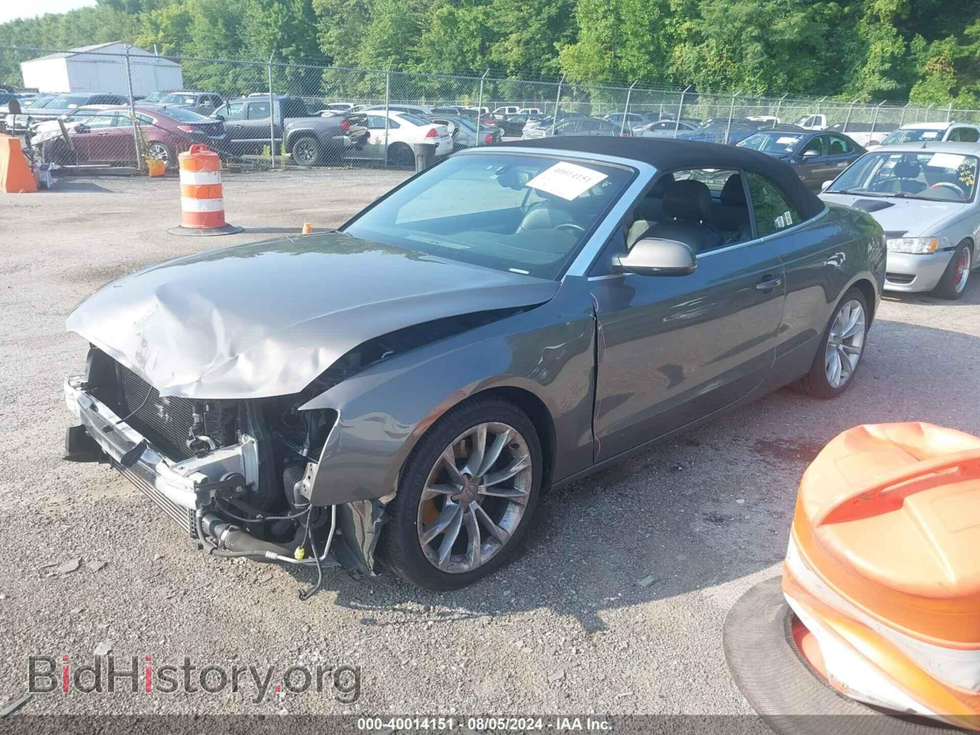 2014 AUDI A5 - VIN: WAULFAFH2EN013032 - Фото 2