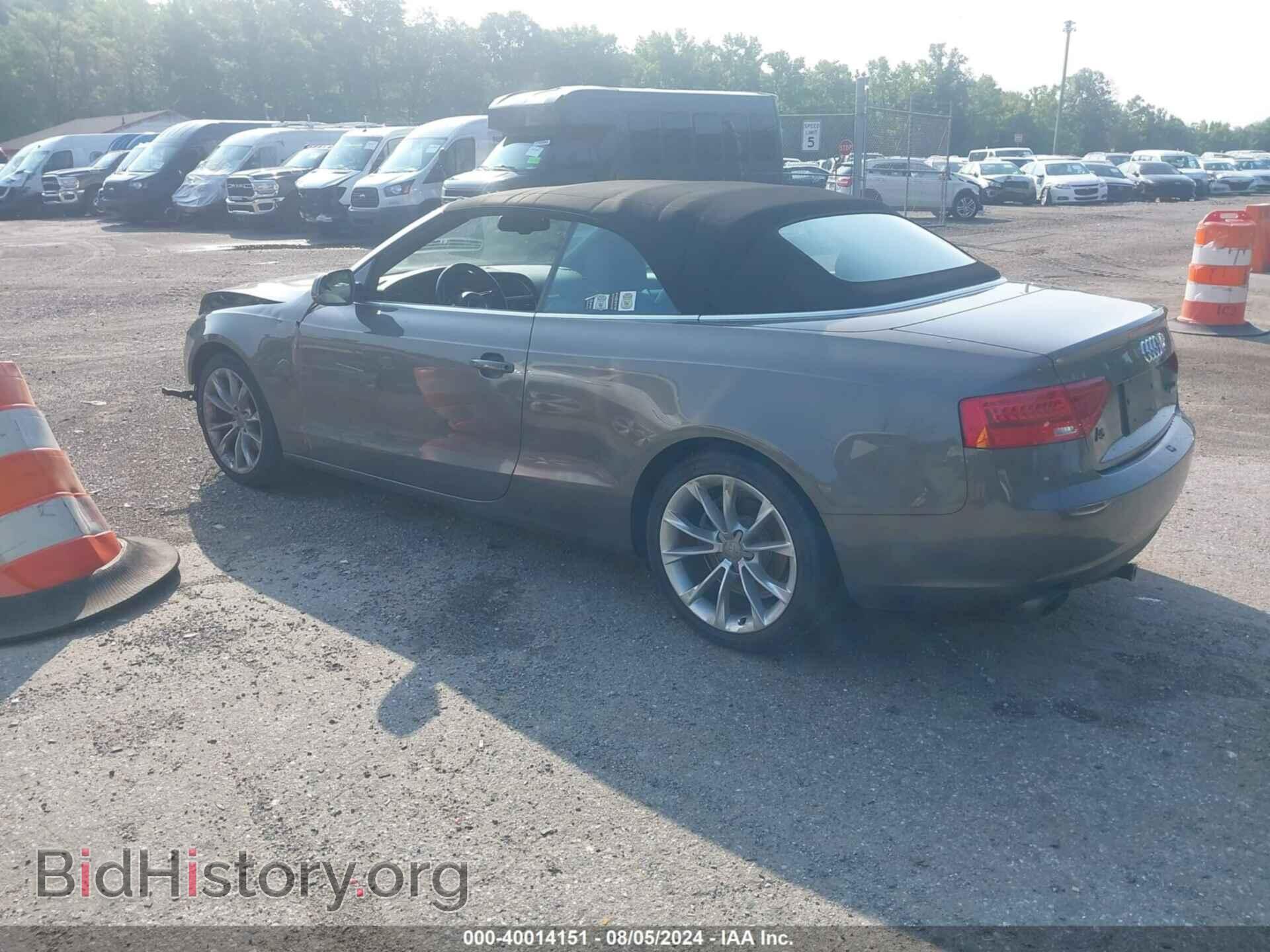 2014 AUDI A5 - VIN: WAULFAFH2EN013032 - Фото 3