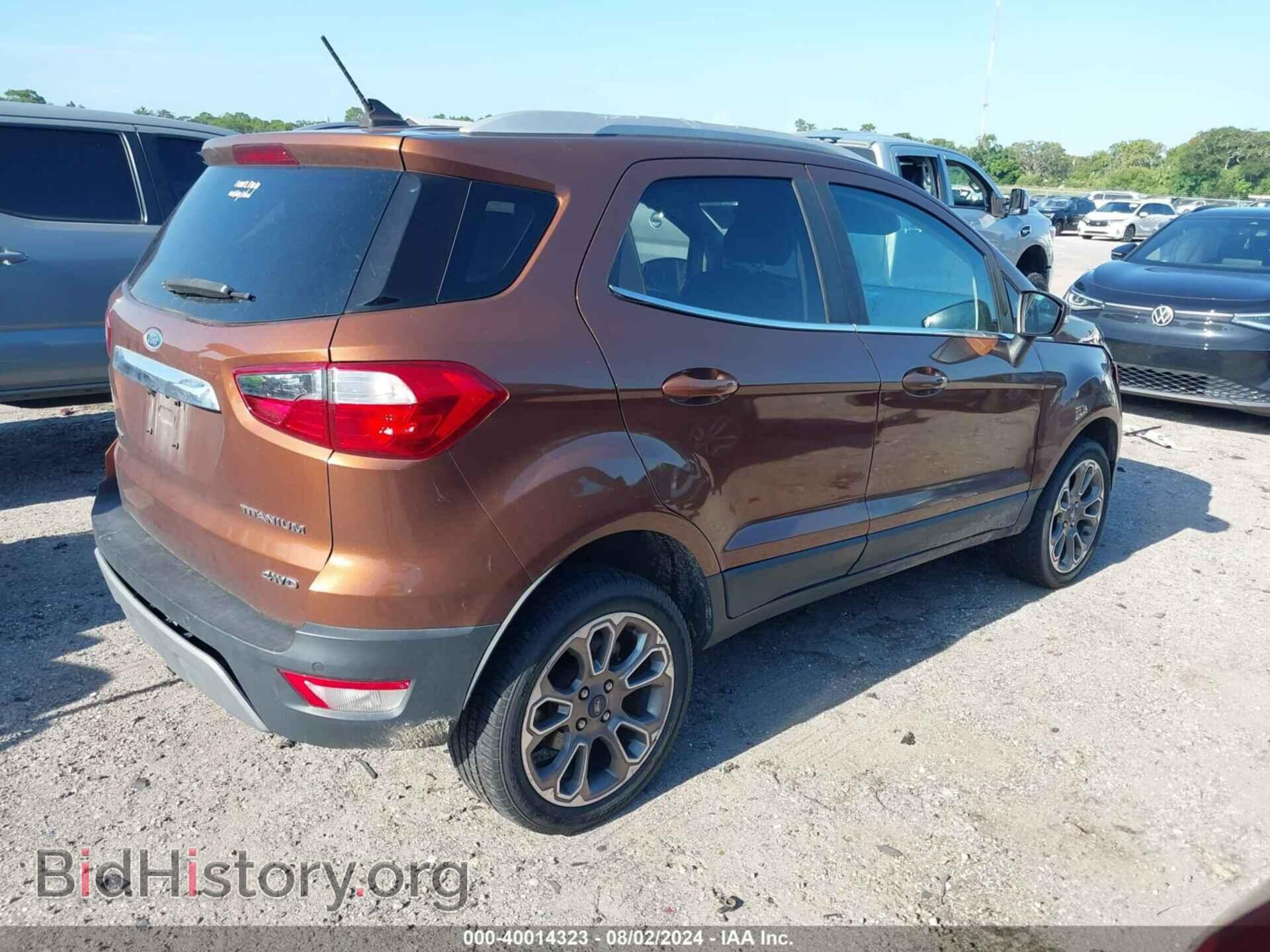 2019 FORD ECOSPORT - VIN: MAJ6S3KL6KC286148 - Фото 4