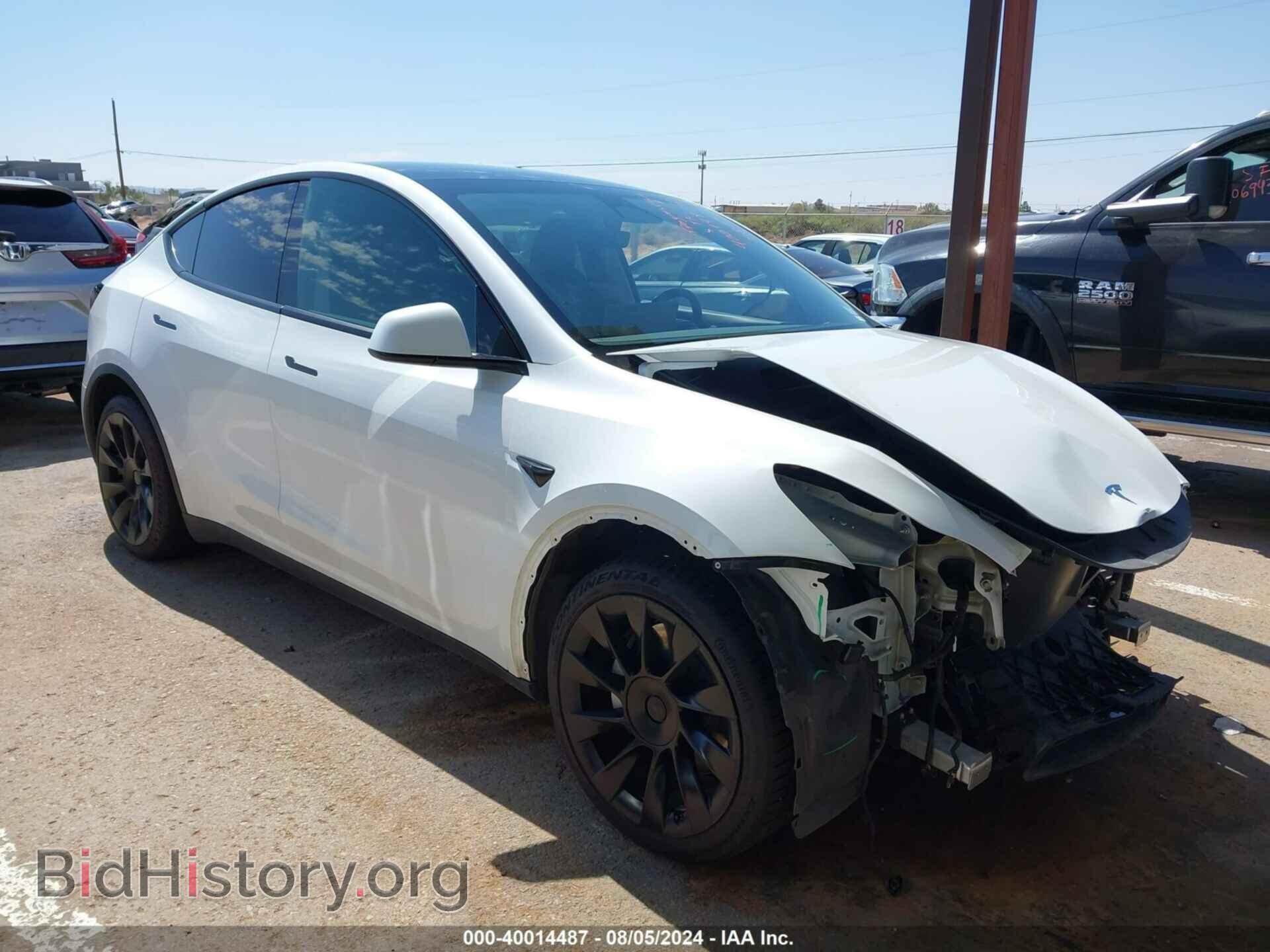 Photo 5YJYGDEEXMF186406 - TESLA MODEL Y 2021