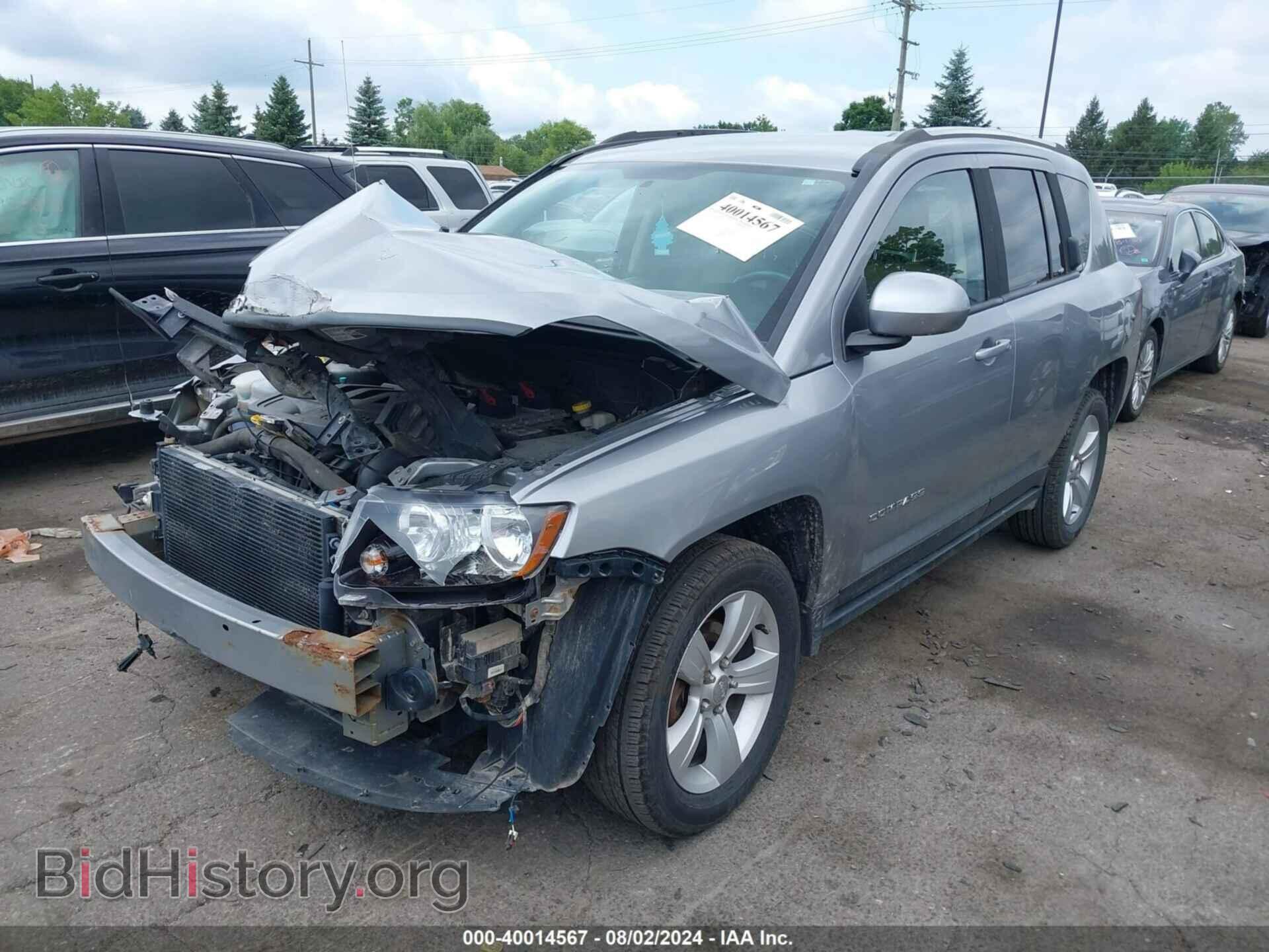 2014 JEEP COMPASS - VIN: 1C4NJDAB6ED869275 - Фото 2