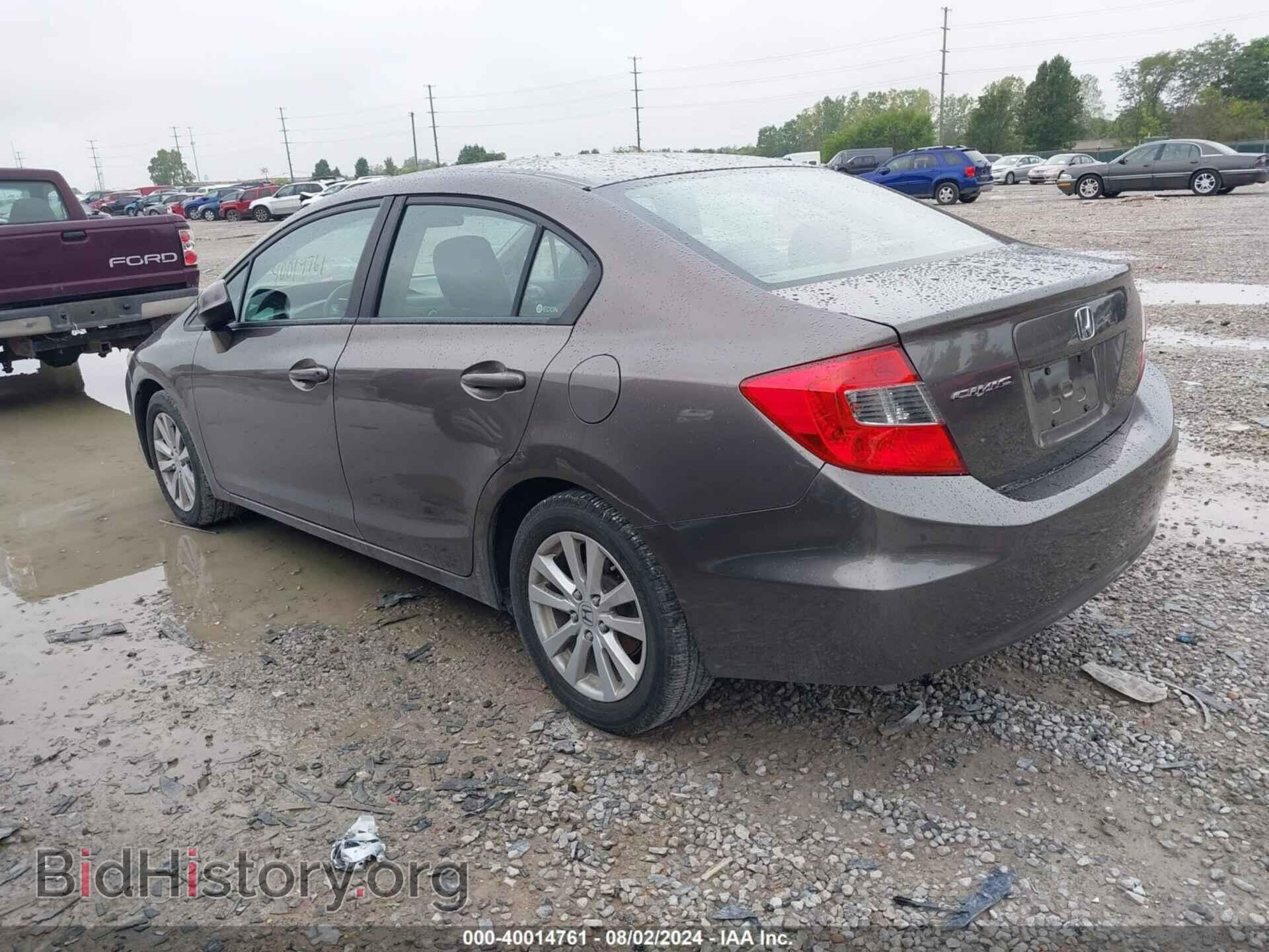 2012 HONDA CIVIC - VIN: 2HGFB2F86CH538703 - Фото 3