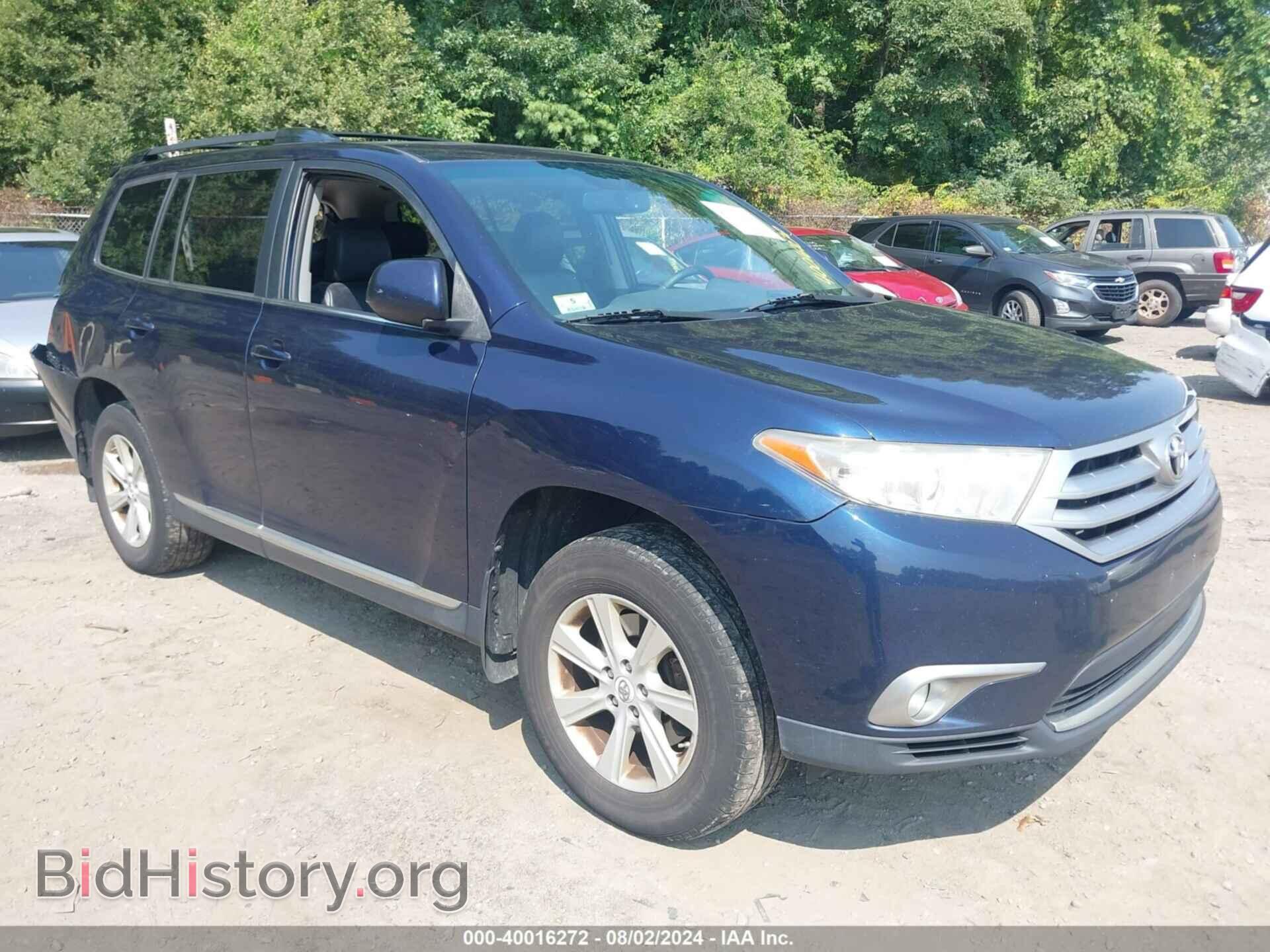 Фотография 5TDBK3EH7CS132385 - TOYOTA HIGHLANDER 2012