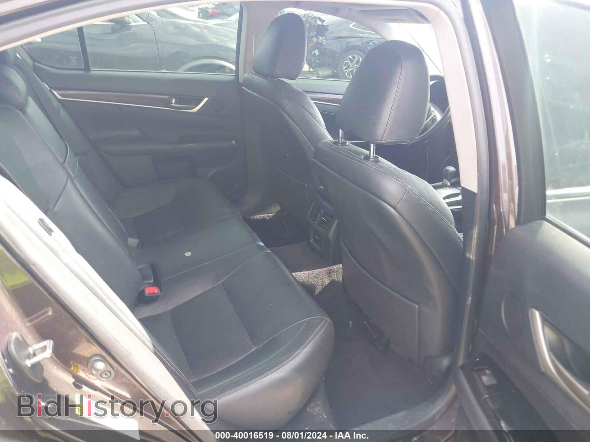 2013 LEXUS GS 350 - VIN: JTHBE1BL4D5012201 - Фото 8