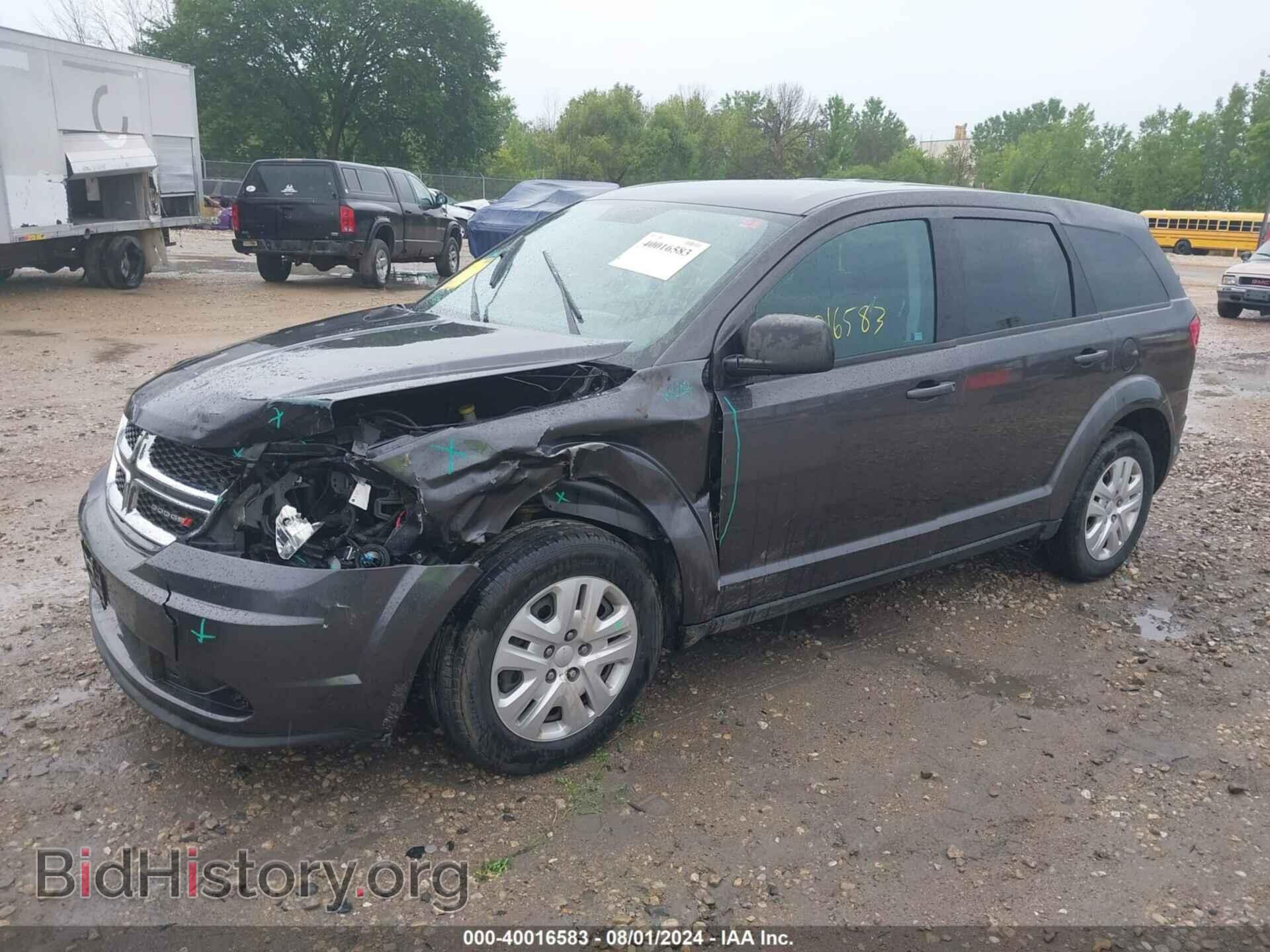 2014 DODGE JOURNEY - VIN: 3C4PDCAB0ET268206 - Фото 2