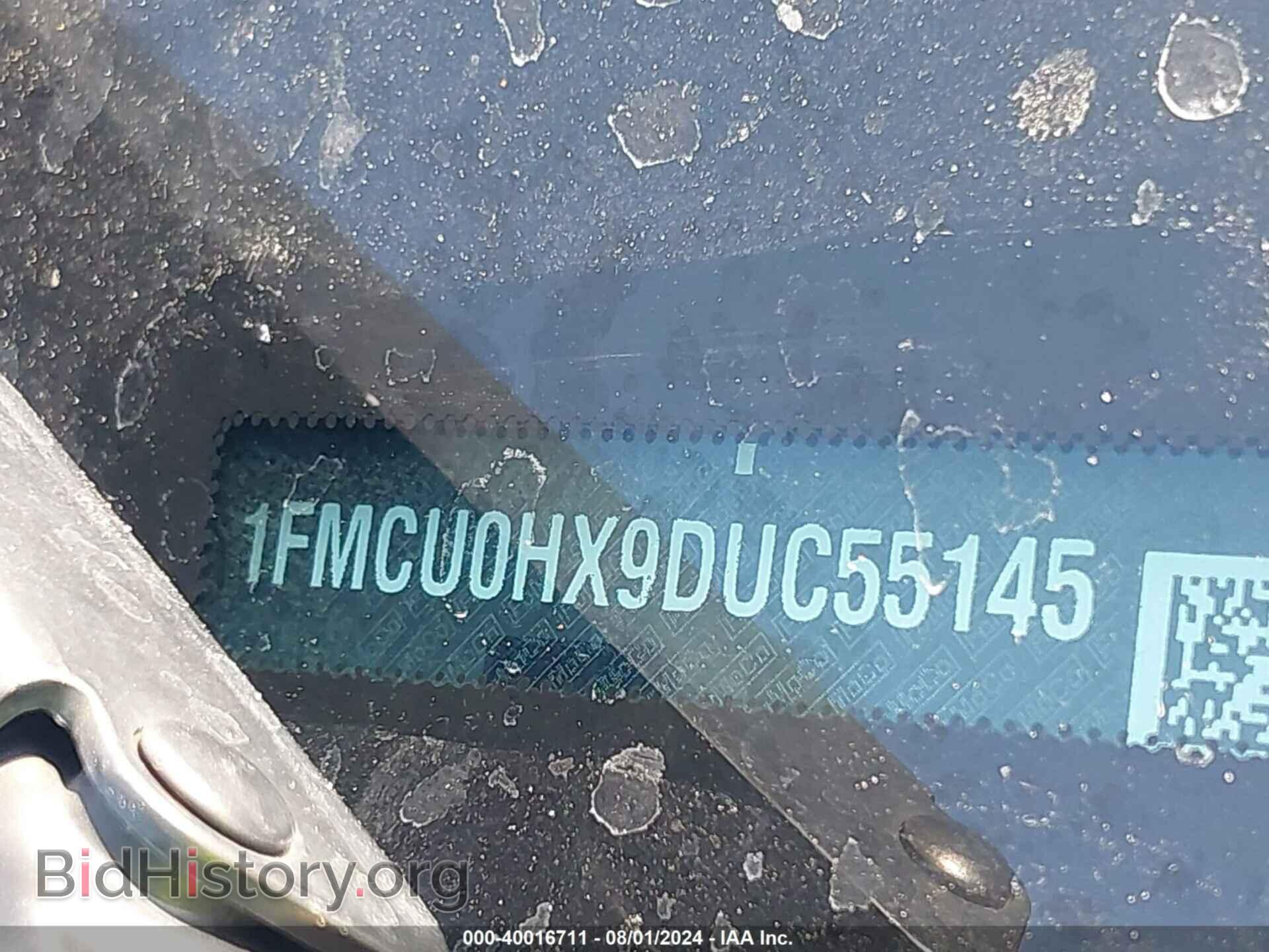 2013 FORD ESCAPE - VIN: 1FMCU0HX9DUC55145 - Фото 9