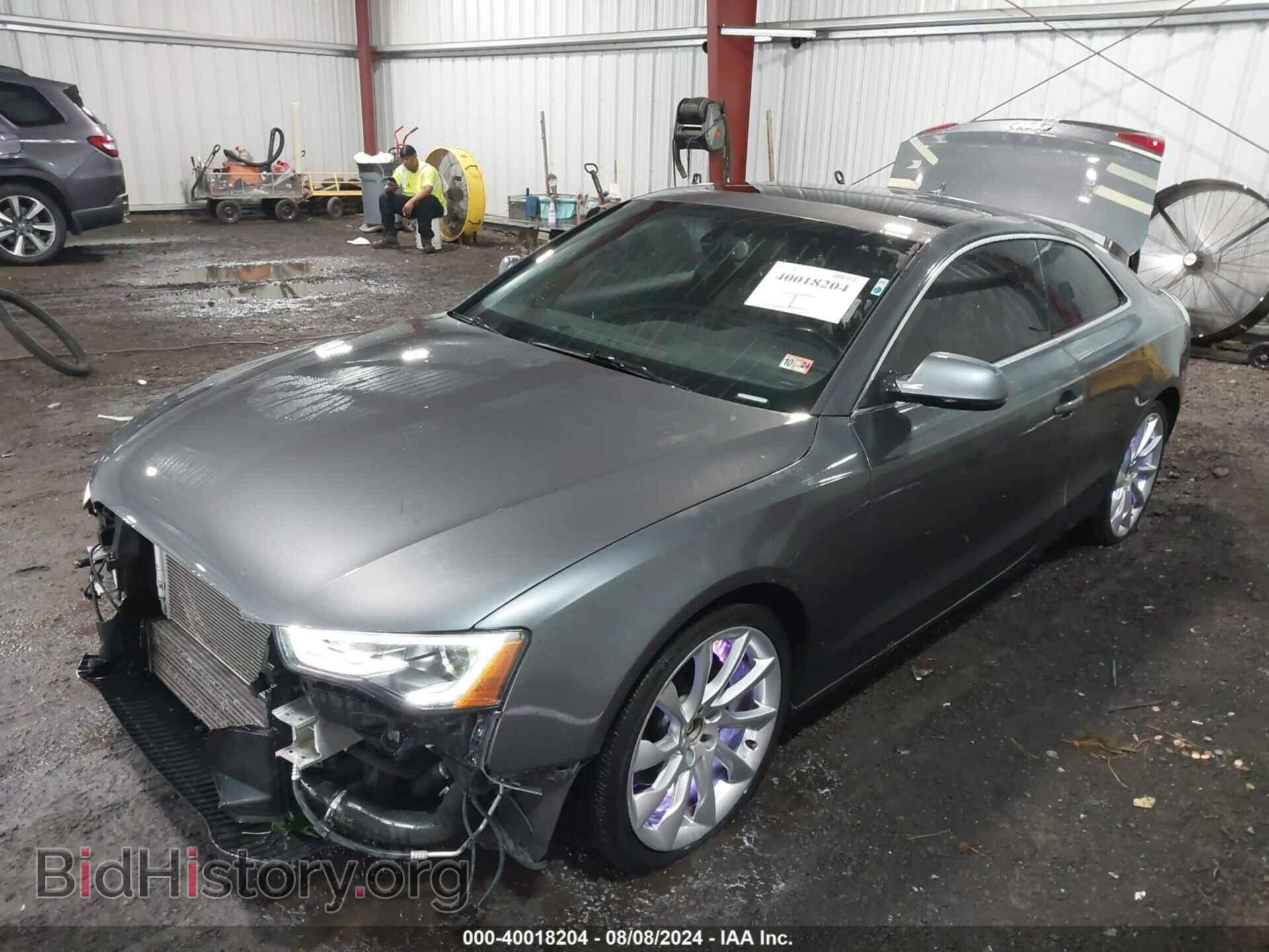 2013 AUDI A5 - VIN: WAULFAFR4DA047164 - Фото 2