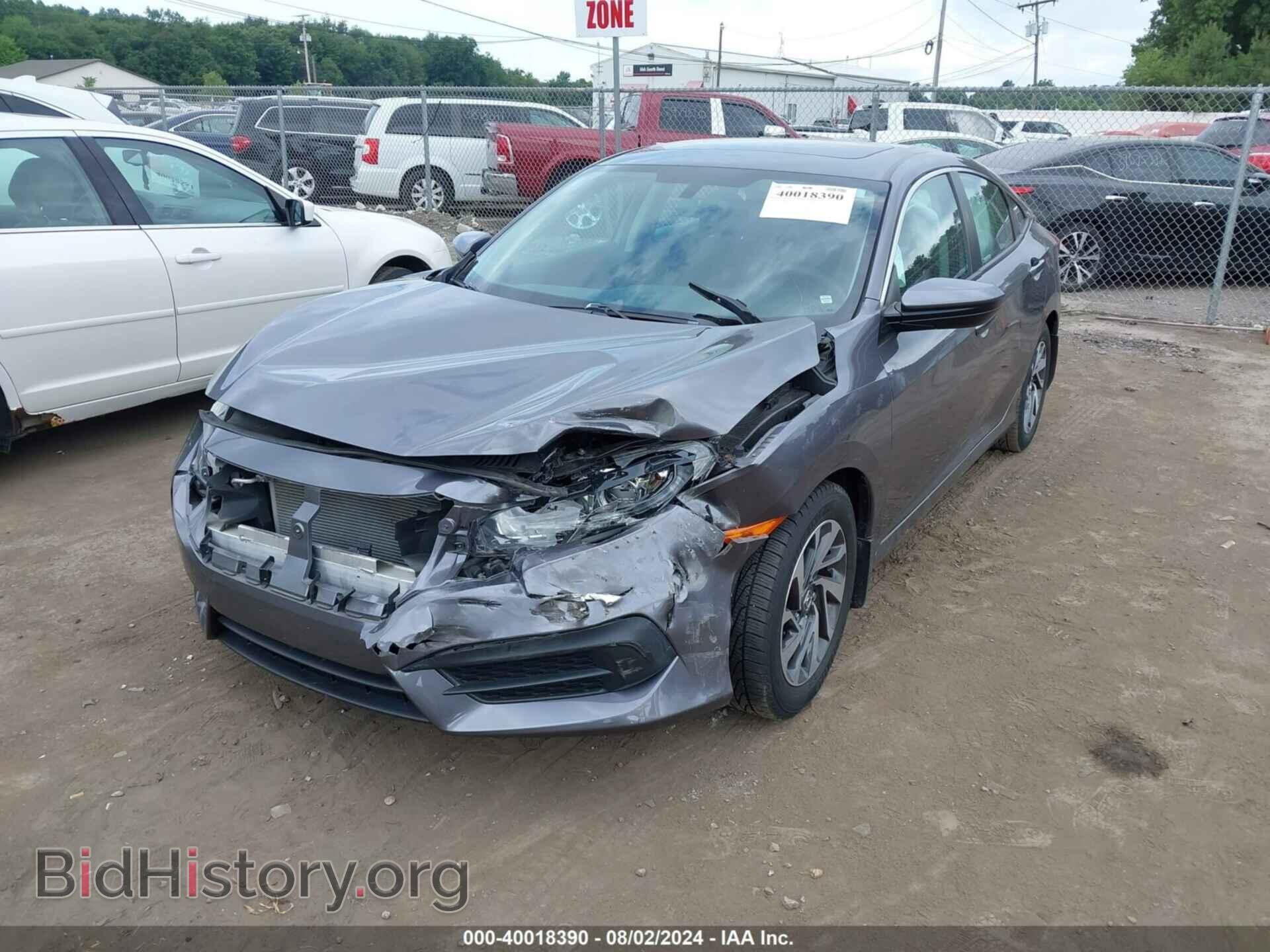 2017 HONDA CIVIC - VIN: 19XFC2F74HE039212 - Фото 2