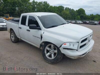 2012 RAM 1500 ST, белый — VIN 1C6RD7FP5CS342360, IAAI