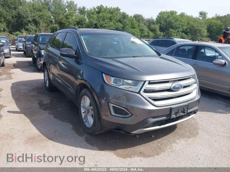 2016 Ford EDGE SEL (VIN 2FMPK3J86GBB04091) — photo 1 of 10, IAAI, damage: rear