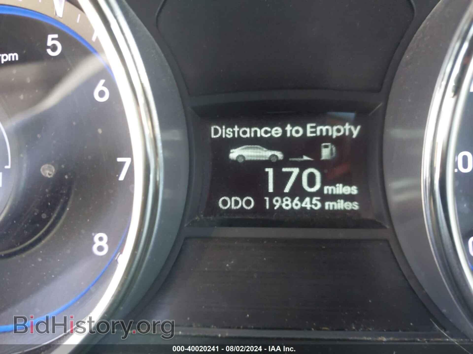 2012 HYUNDAI SONATA - VIN: 5NPEC4AC7CH406880 - Фото 7