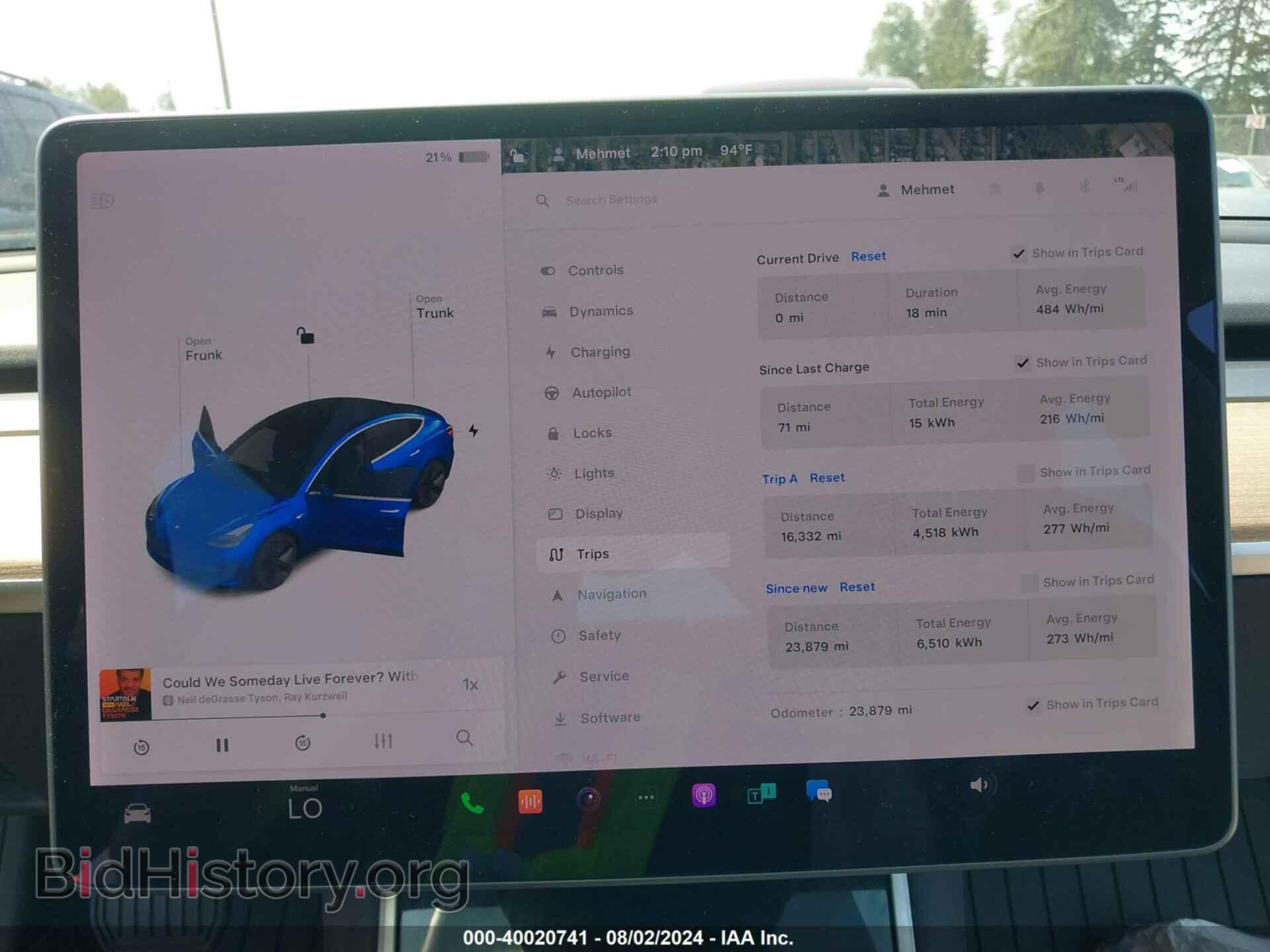 2019 TESLA MODEL 3 - VIN: 5YJ3E1EA5KF435459 - Фото 7