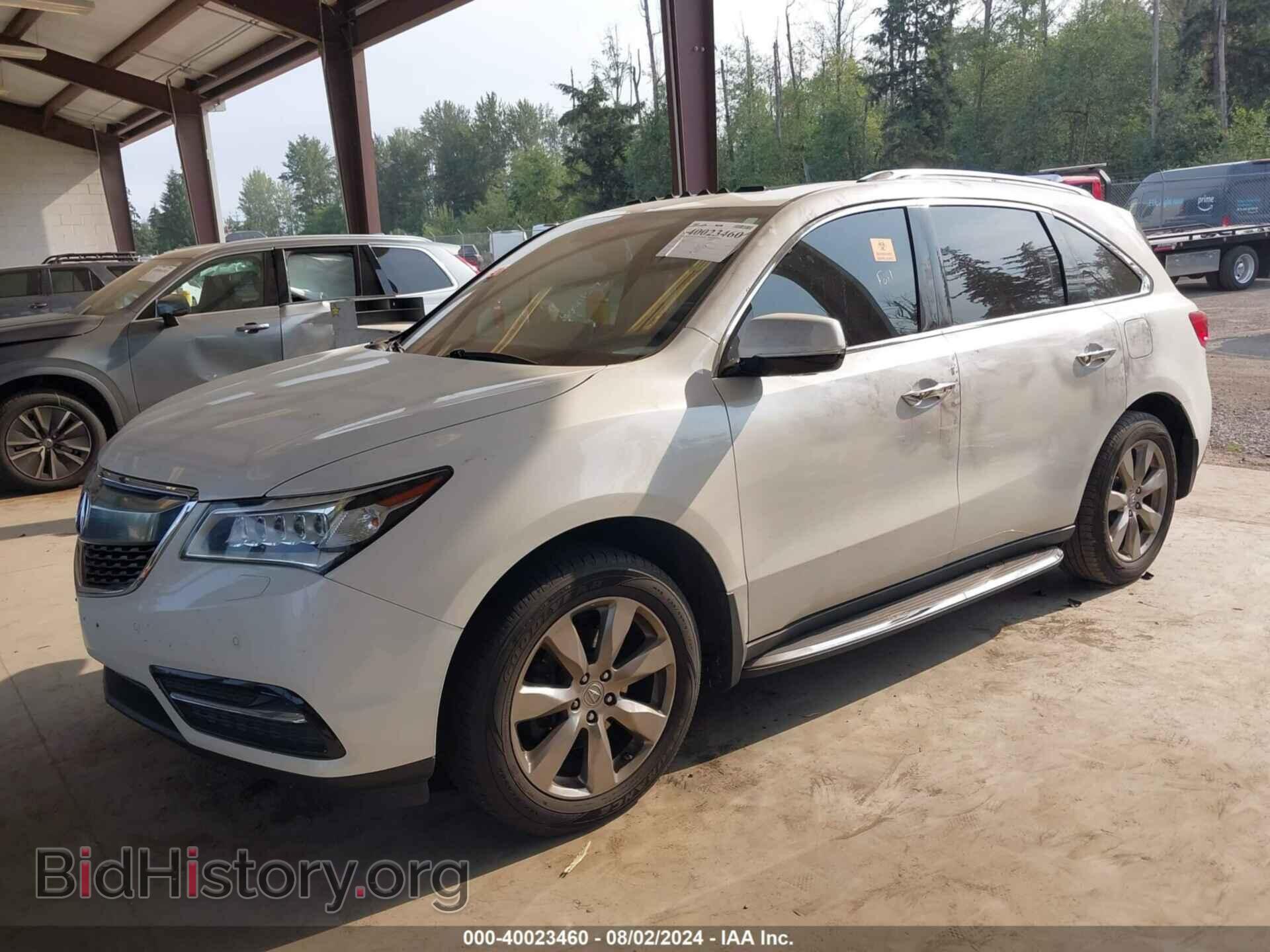 2014 ACURA MDX - VIN: 5FRYD4H81EB502371 - Фото 2