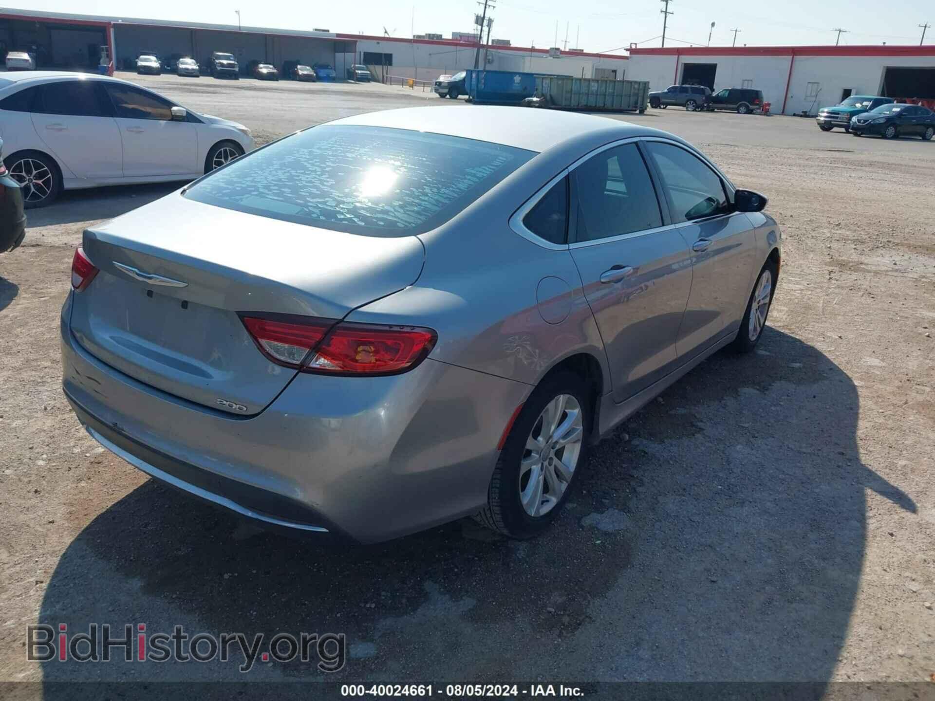 2015 CHRYSLER 200 - VIN: 1C3CCCAB9FN566972 - Фото 4