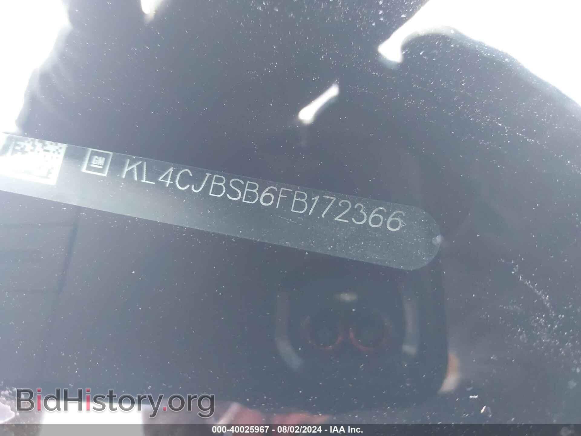 2015 BUICK ENCORE - VIN: KL4CJBSB6FB172366 - Фото 9