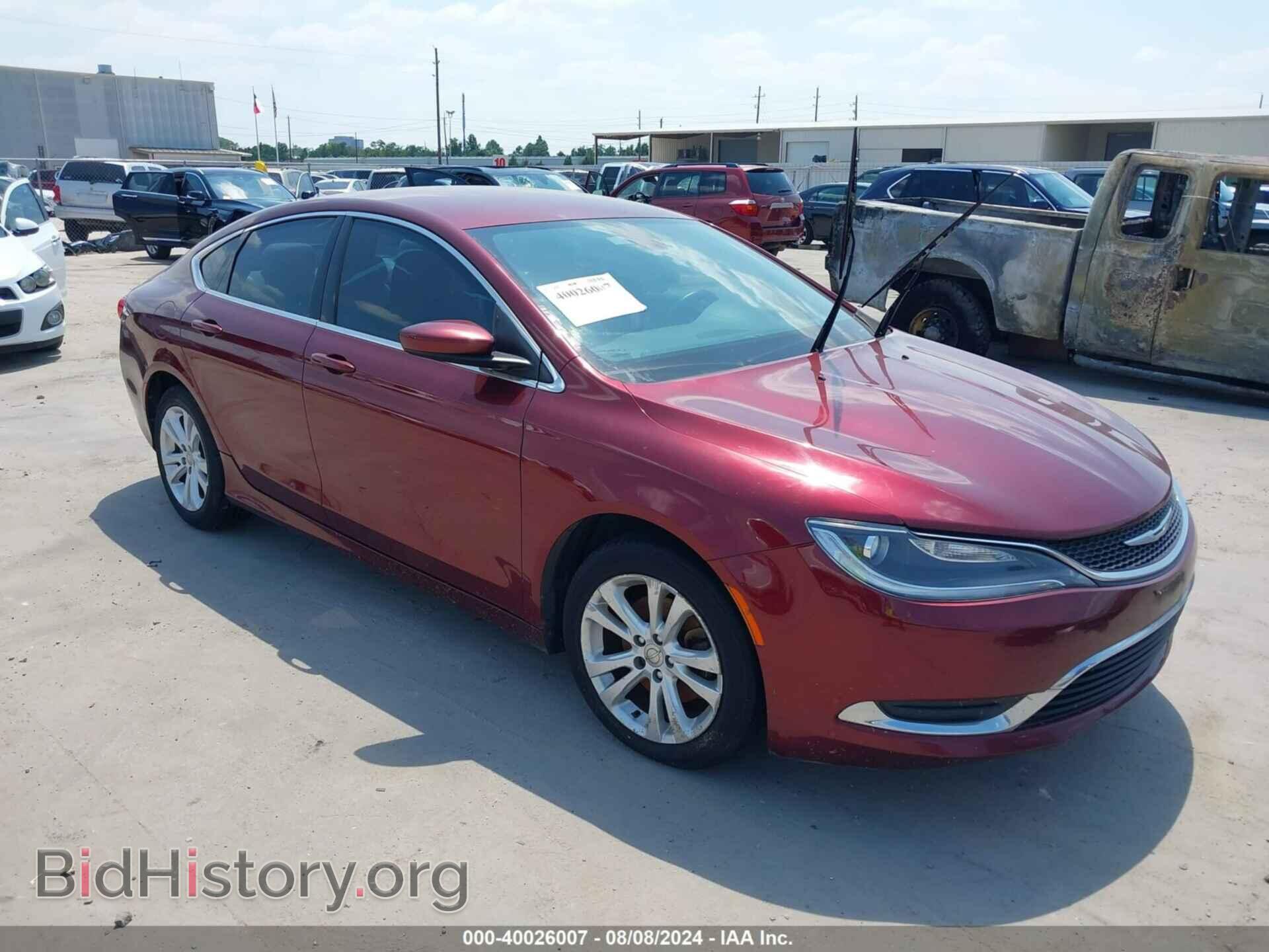 Фотография 1C3CCCAB2FN521422 - CHRYSLER 200 2015