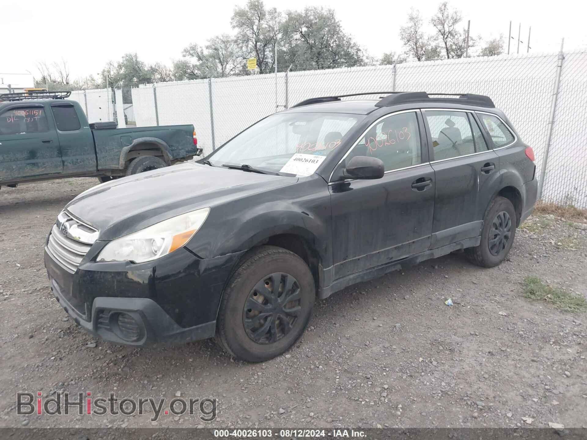 2013 SUBARU OUTBACK - VIN: 4S4BRBACXD1304709 - Фото 2