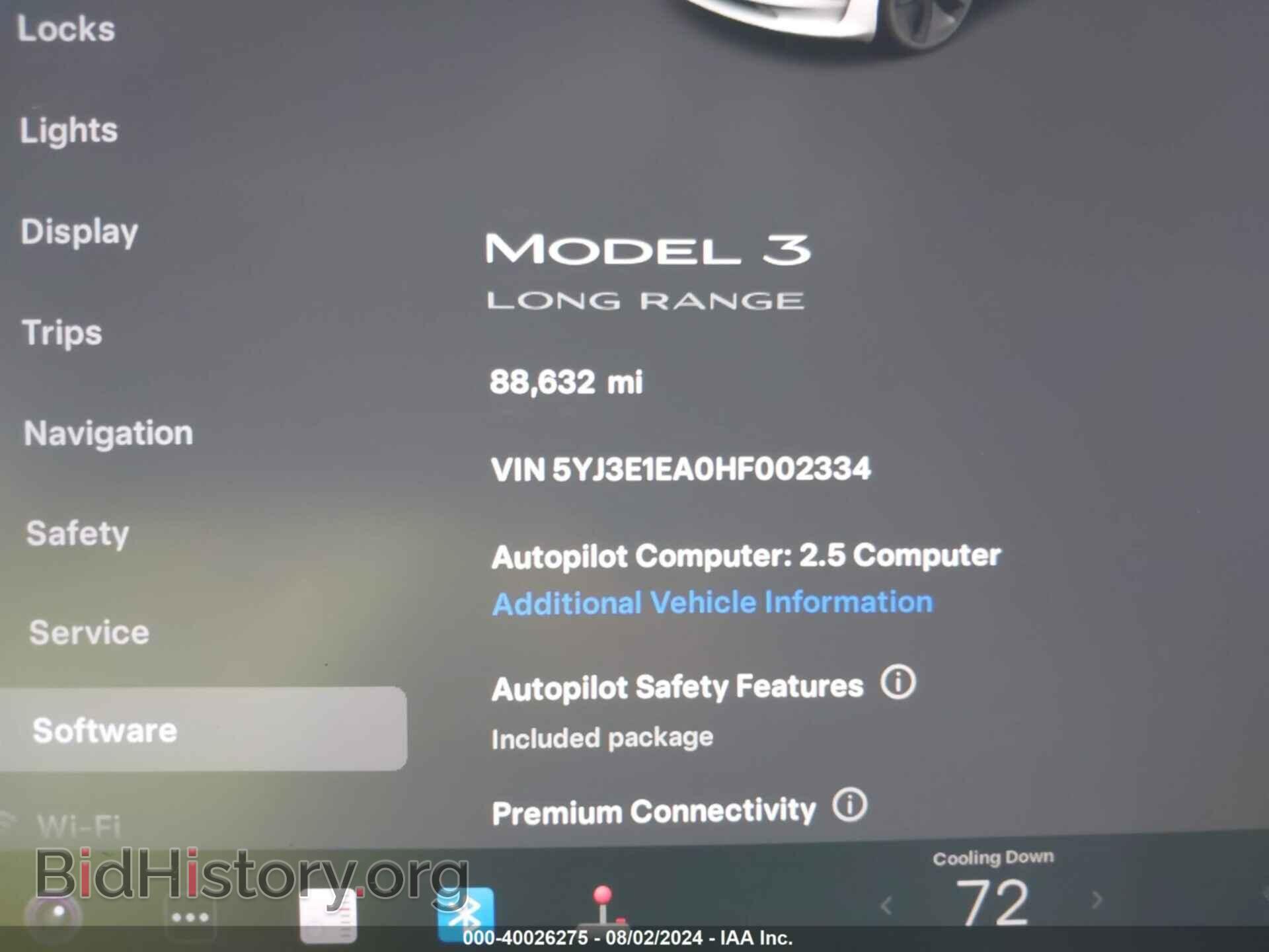 2017 TESLA MODEL 3 - VIN: 5YJ3E1EA0HF002334 - Photo 7