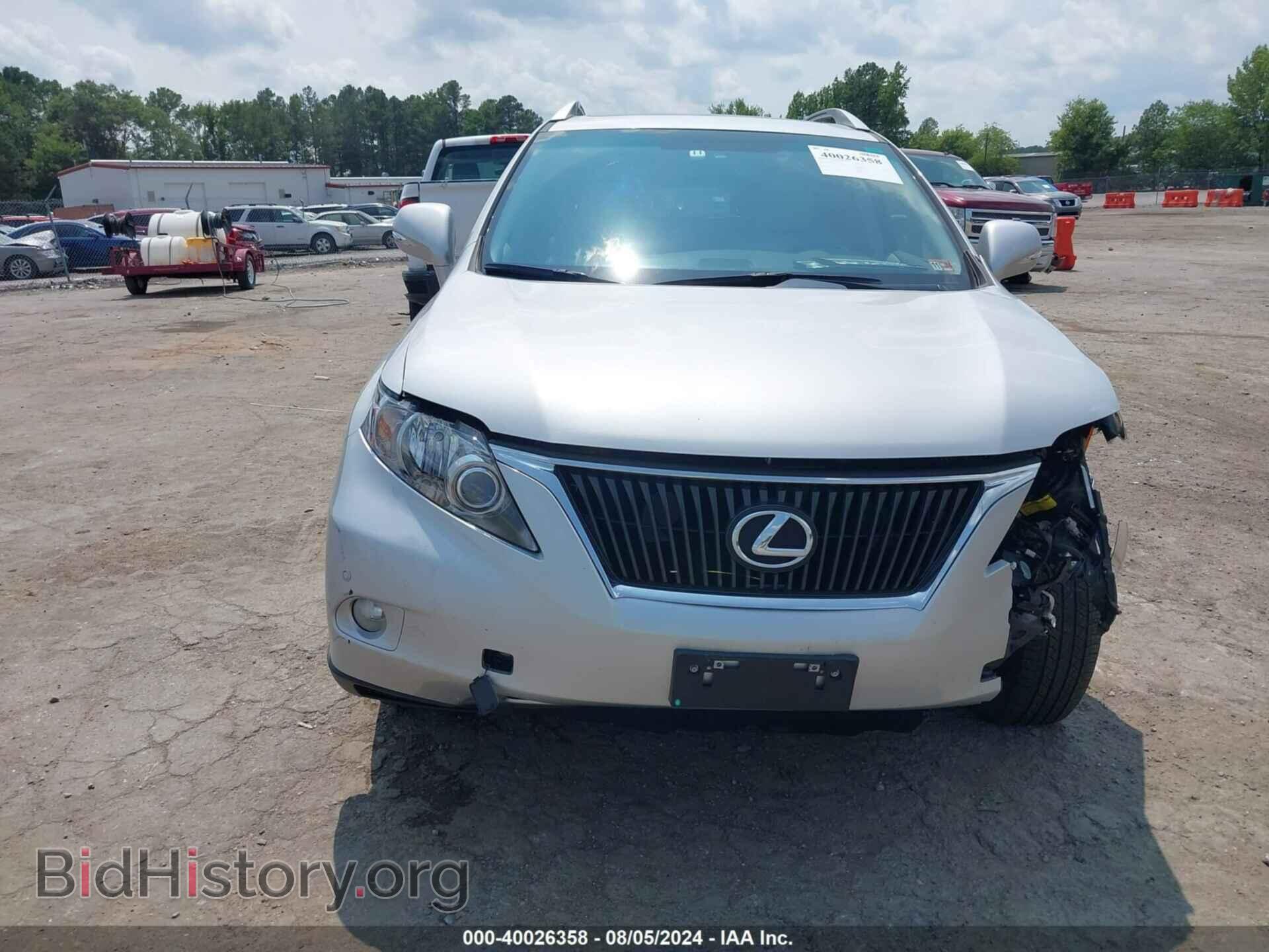 2012 LEXUS RX 350 - VIN: 2T2BK1BAXCC148466 - Фото 12