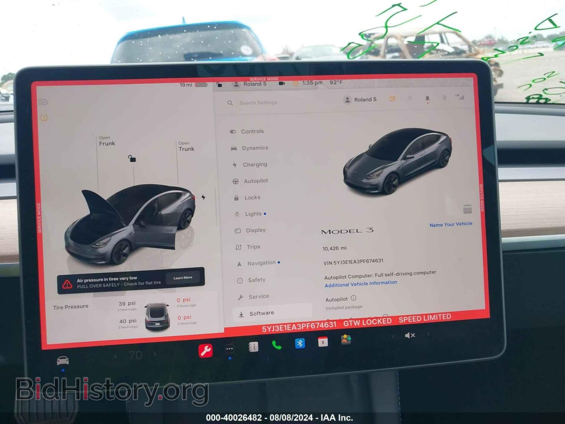 2023 TESLA MODEL 3 - VIN: 5YJ3E1EA3PF674631 - Фото 7