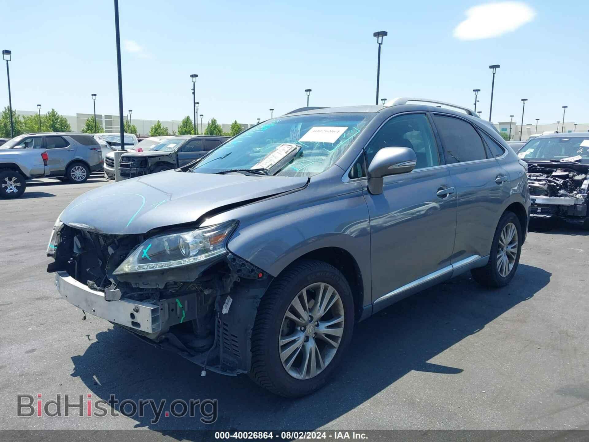 2013 LEXUS RX 350 - VIN: 2T2ZK1BA0DC130705 - Фото 2
