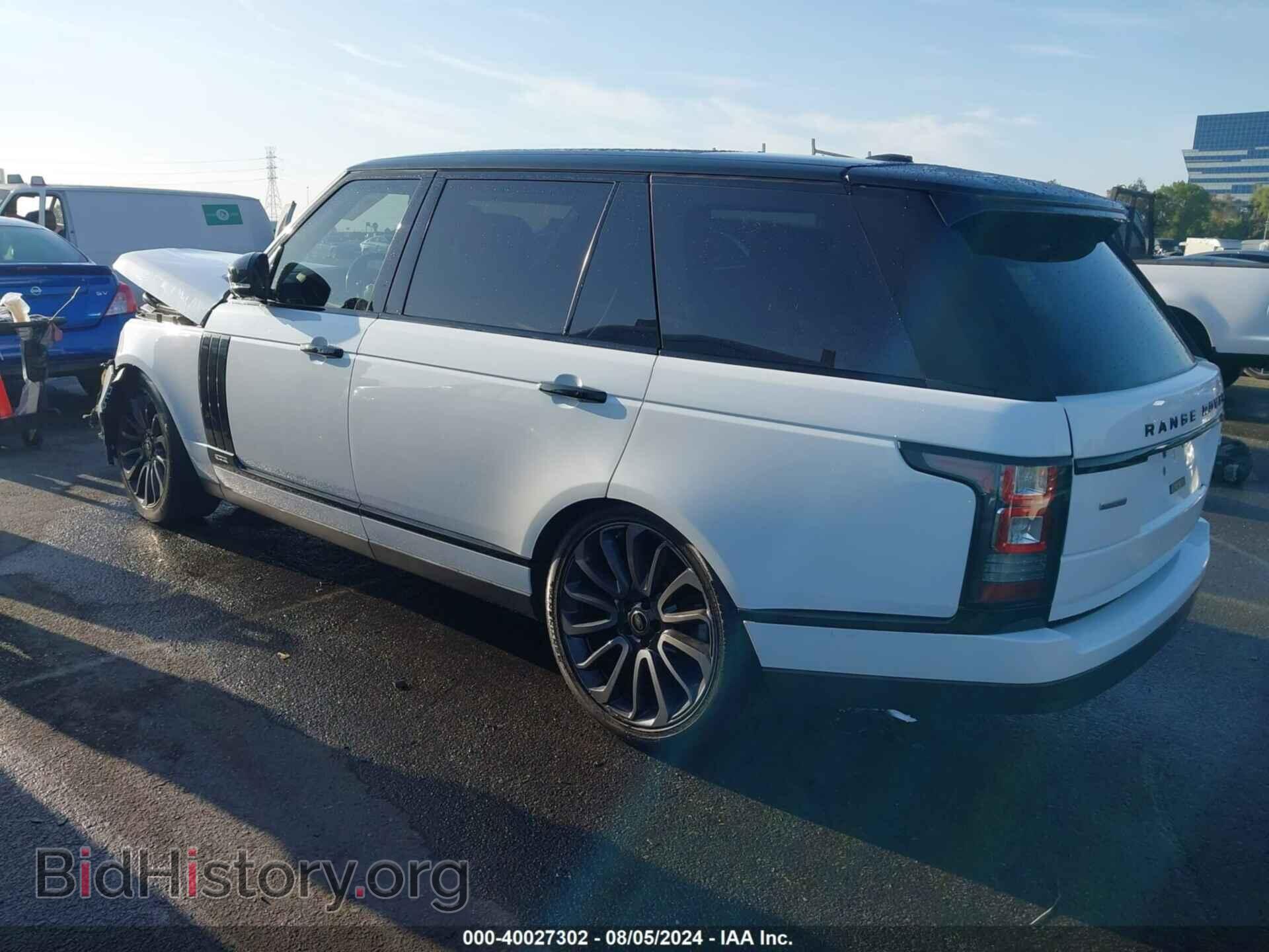 2015 LAND ROVER RANGE ROVER - VIN: SALGS3TF6FA210754 - Фото 3