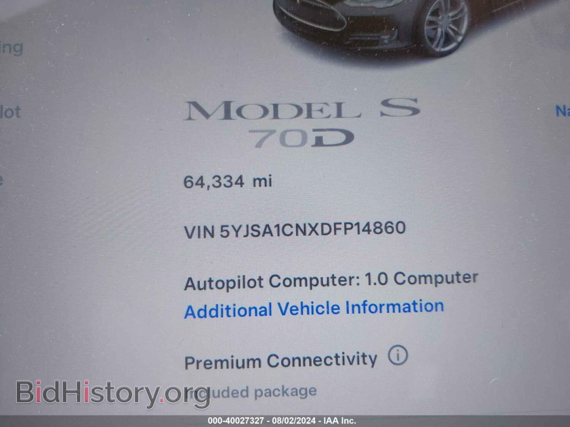 2015 TESLA MODEL S - VIN: 5YJSA1S24FF097997 - Photo 7