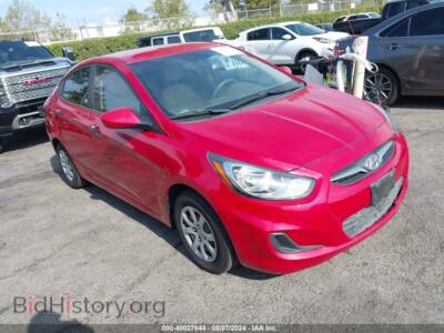 2012 Hyundai ACCENT GLS, red — VIN KMHCT4AE8CU076385, IAAI