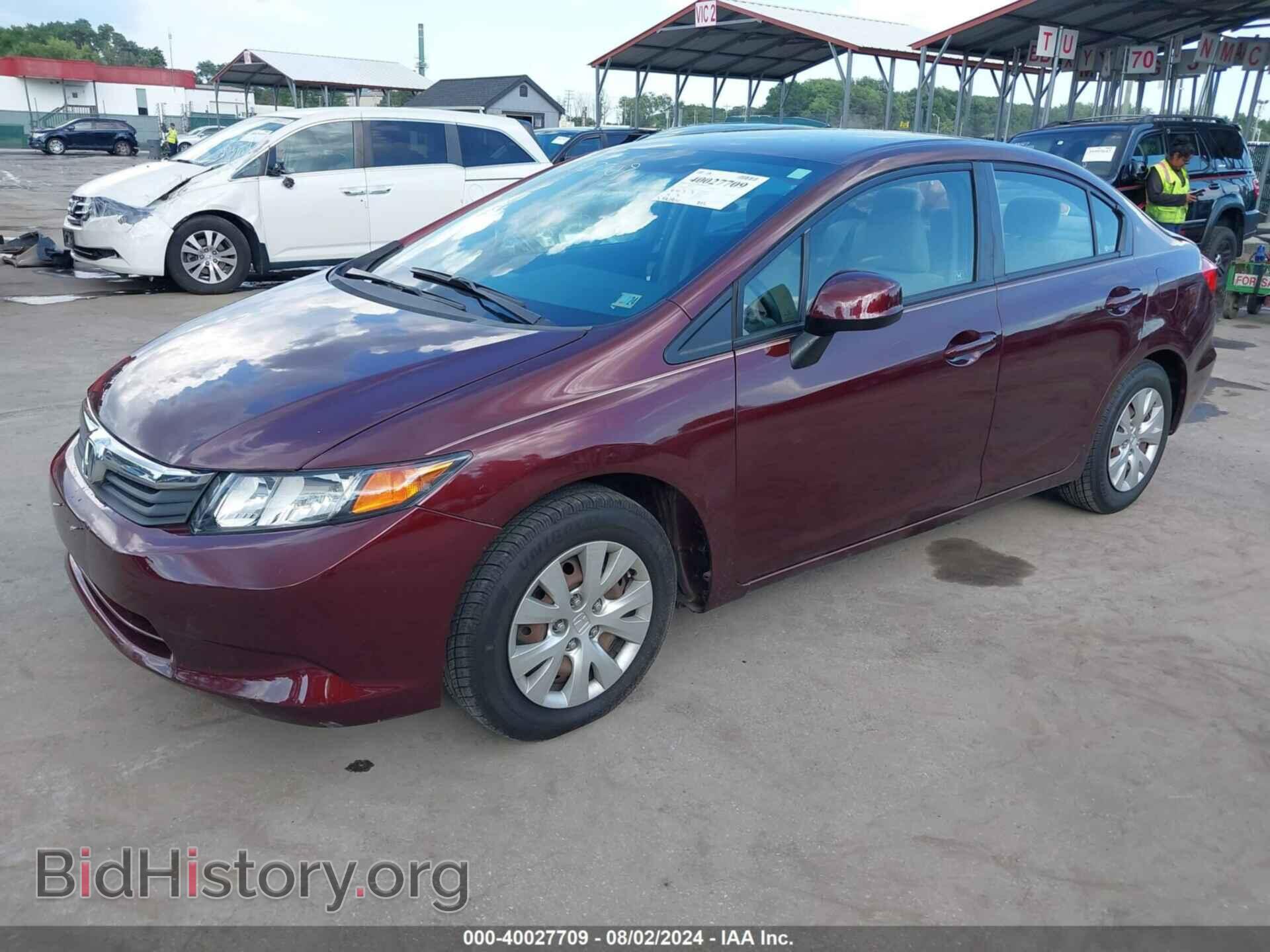 2012 HONDA CIVIC - VIN: 19XFB2F56CE342745 - Фото 2