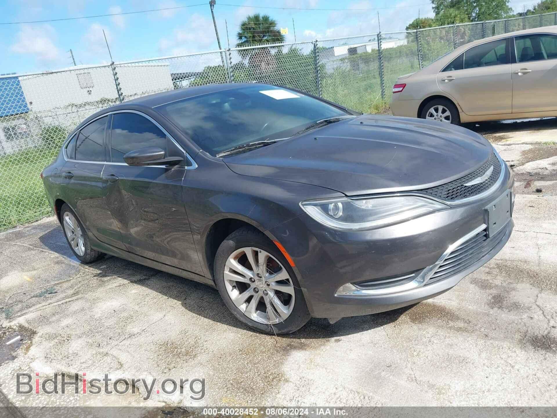 Фотография 1C3CCCAB0FN724924 - CHRYSLER 200 2015