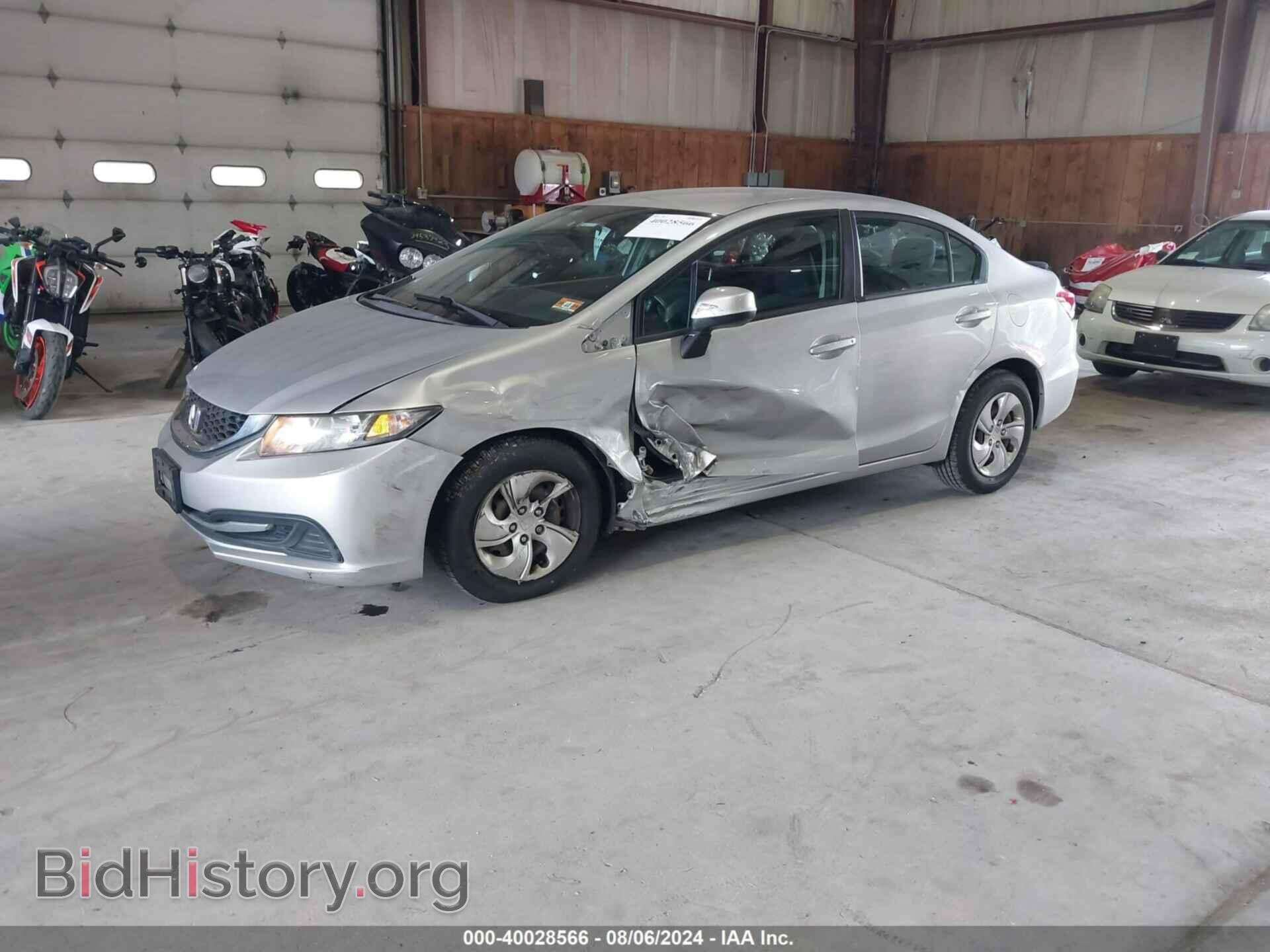 2013 HONDA CIVIC - VIN: 2HGFB2F5XDH581061 - Фото 2