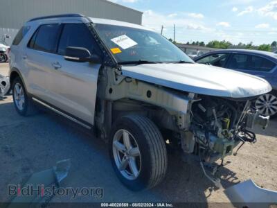 2019 Ford EXPLORER XLT, silver — VIN 1FM5K7D82KGB06772, IAAI