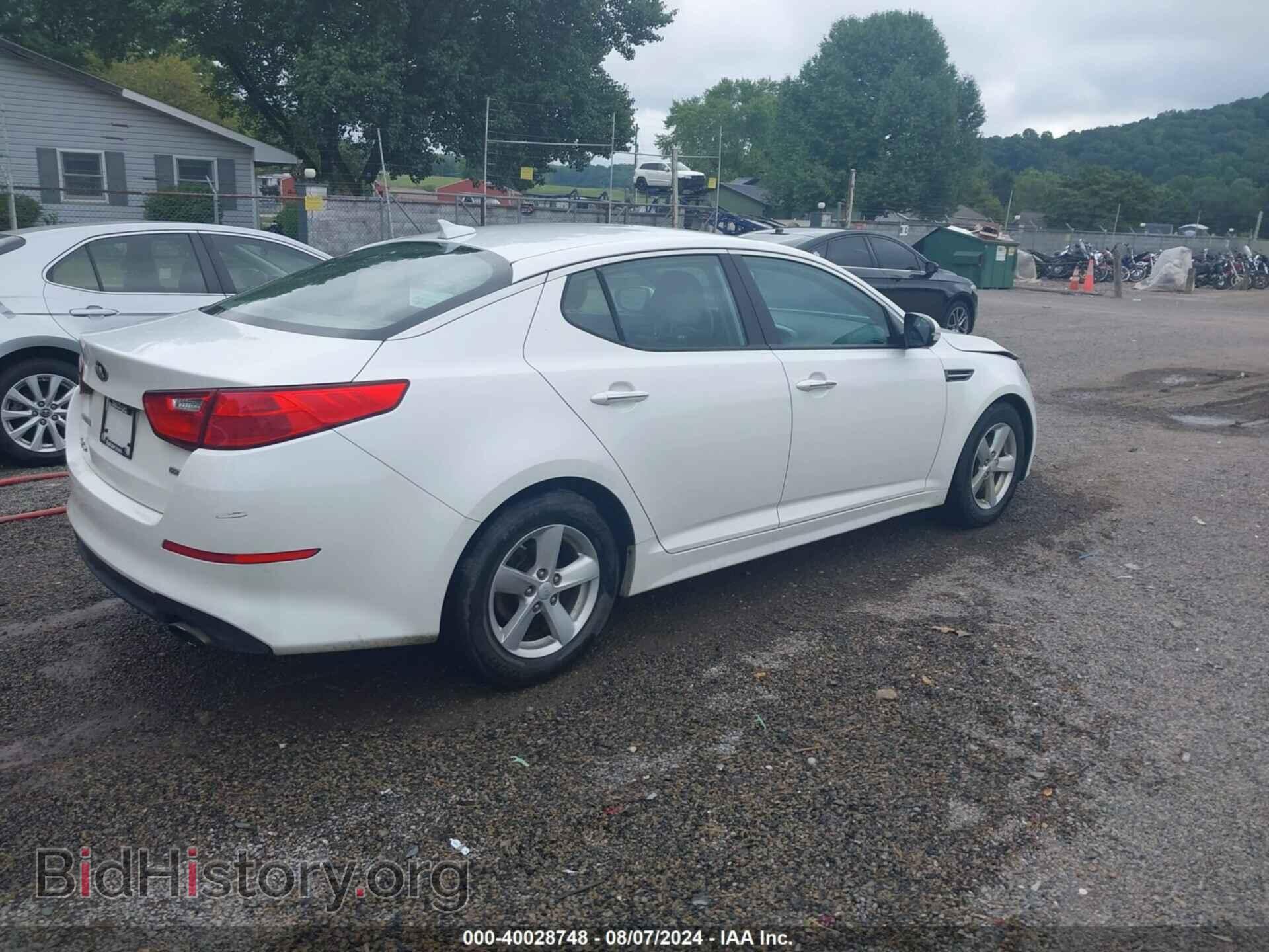 2014 KIA OPTIMA - VIN: KNAGM4A74E5475406 - Фото 4
