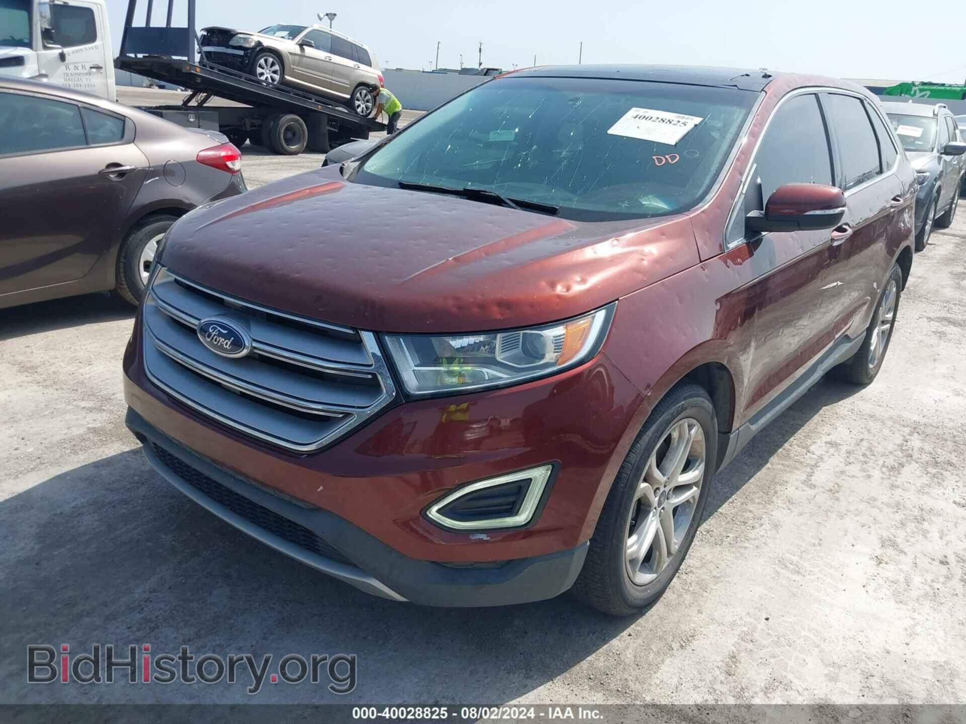 2015 FORD EDGE - VIN: 2FMTK4K94FBB24320 - Фото 2